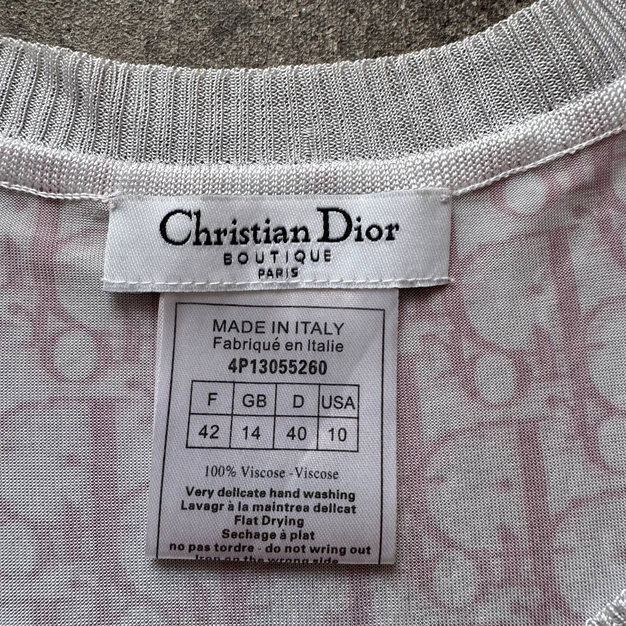Christian Dior Monsieur Christian Dior by John Galliano 2004 Diorissimo Tunic Dress Size M / US 6-8 / IT 42-44 - 12 Thumbnail