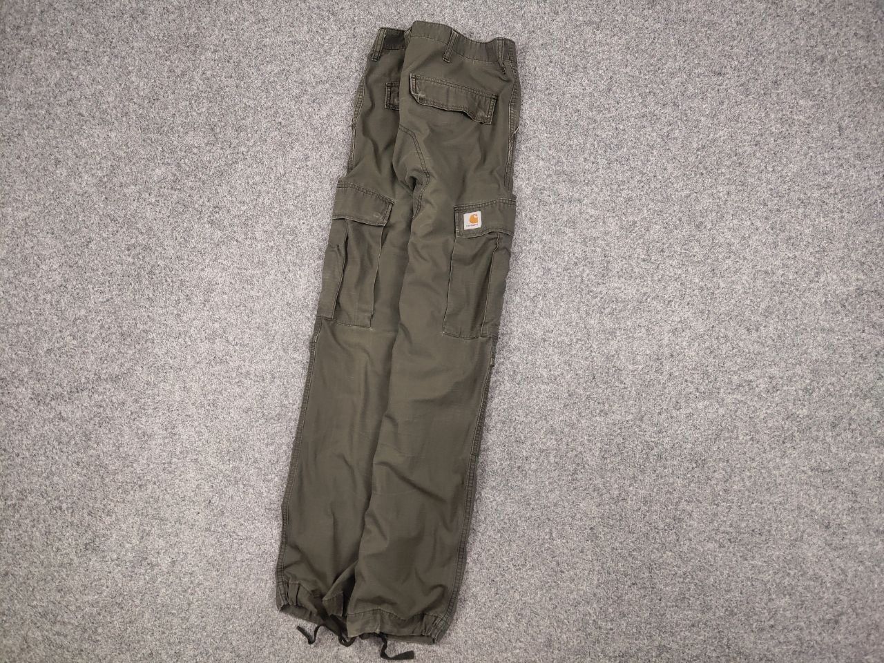 Carhartt Vintage Carhartt Green Ripstop Faded Cargo Pants Y2k Style Size US 34 / EU 50 - 3 Thumbnail