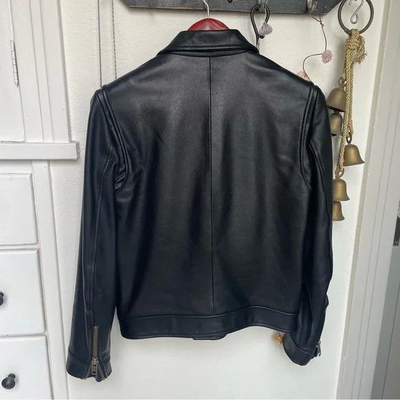 Falcon Garments Falcon Garments Black Goatskin Minimalist Double Rider DR2 Size US XS / EU 42 / 0 - 2 Thumbnail