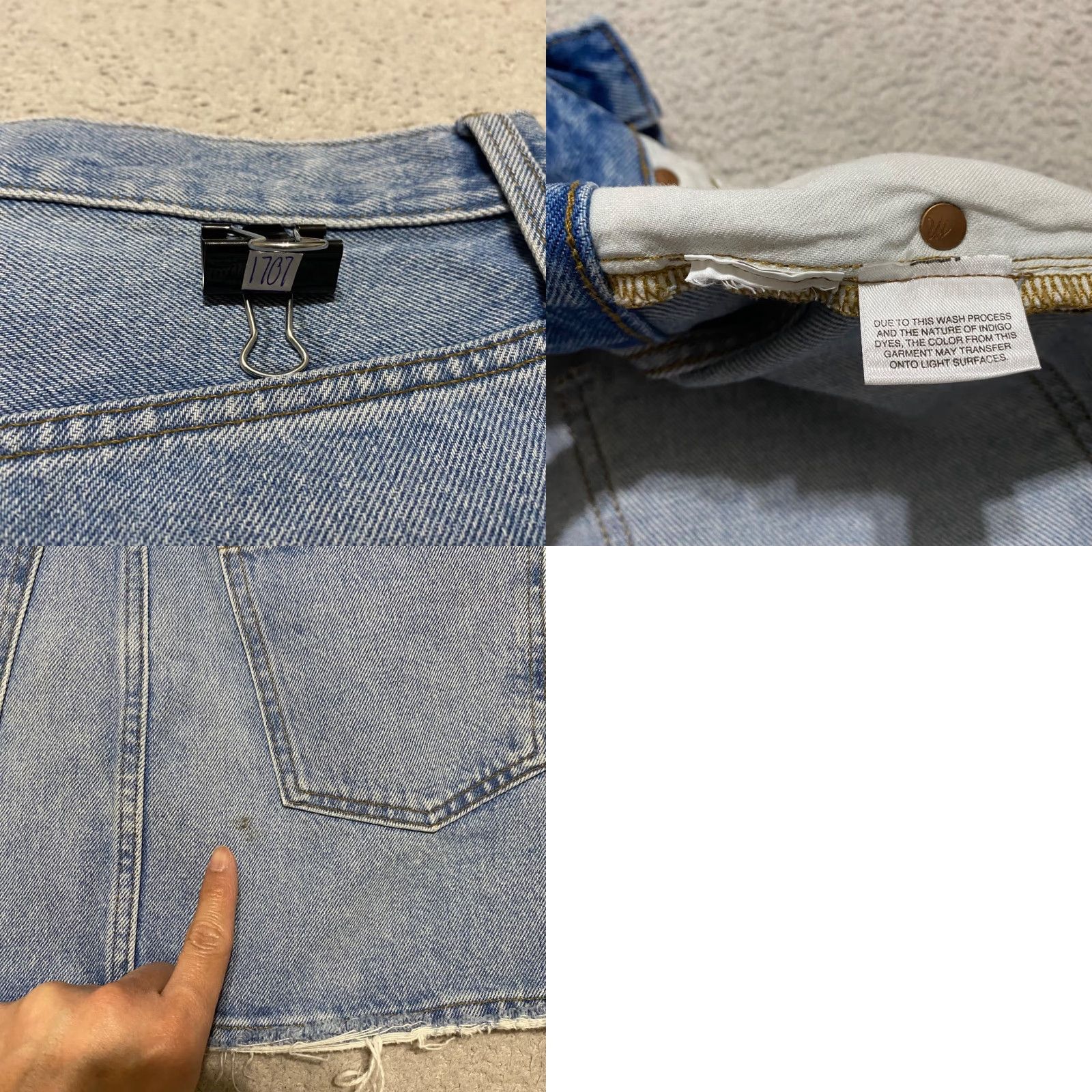 Madewell Madewell Skirt Womens sz 26 Blue Denim Medium Wash Pencil Straight Raw Hem Size 26" / US 2 / IT 38 - 8 Thumbnail