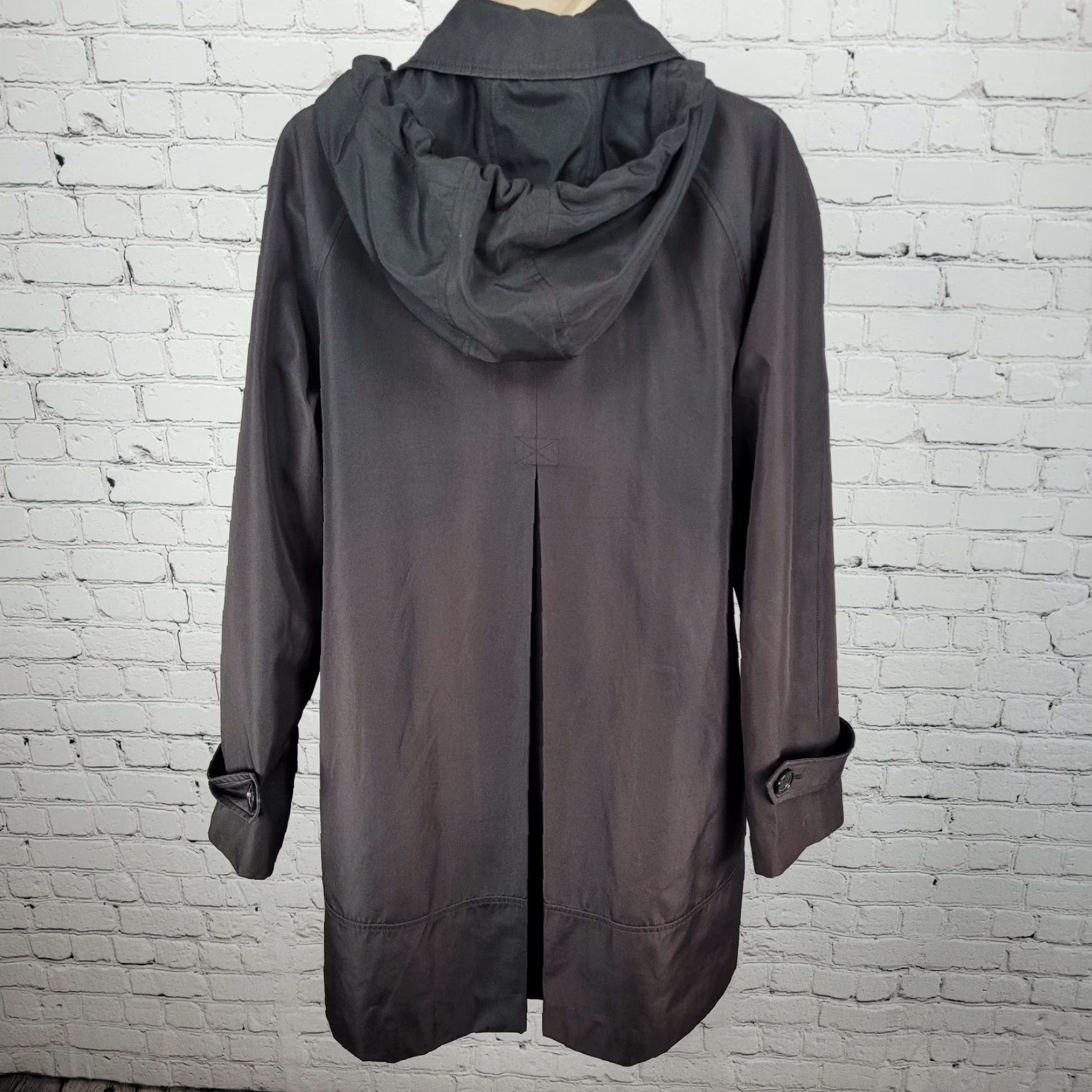 Vintage Marc New York Trench Coat Buttoned Zipped Pockets Removable Hood Size Large Size L / US 10 / IT 46 - 2 Thumbnail
