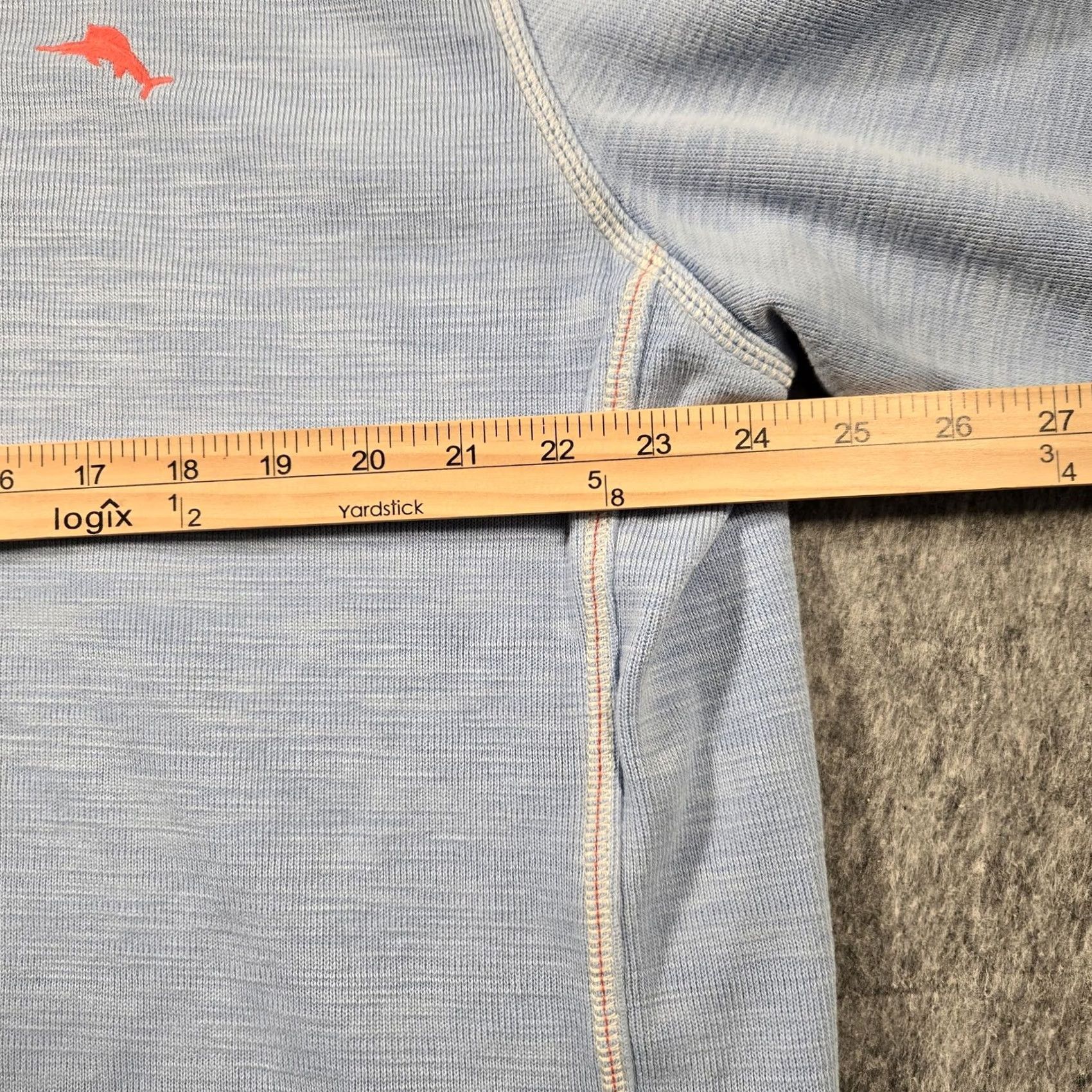 Tommy Bahama Tommy Bahama Sweater Mens 2XL Blue Pima Cotton Tencel Crewneck Pullover Size US XXL / EU 58 / 5 - 6 Thumbnail