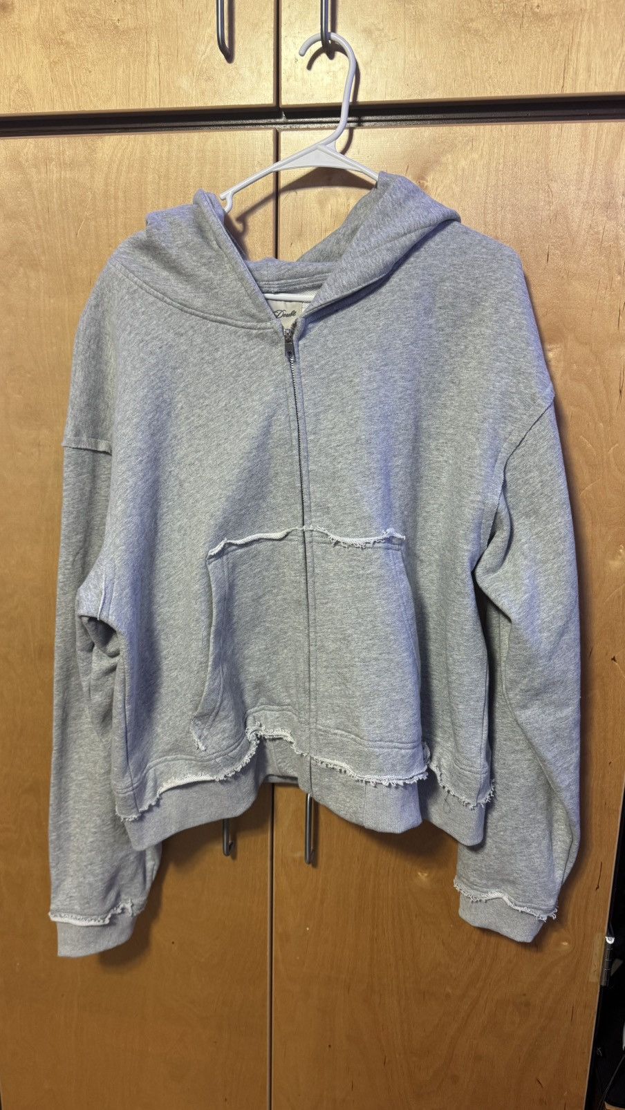 Vintage Grey Distress ZipUp Size US XL / EU 56 / 4 - 1 Thumbnail