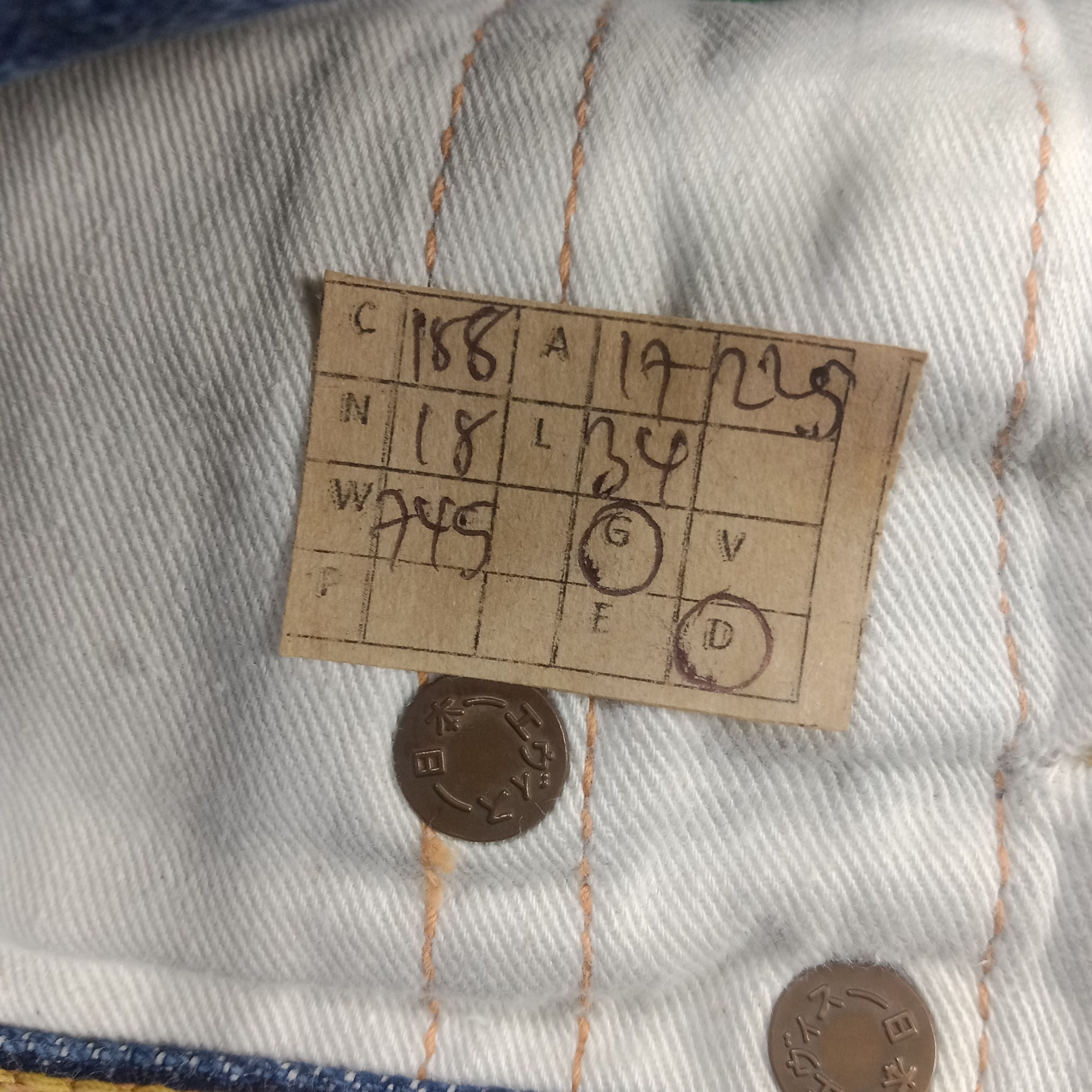 Evisu Evisu Japanese Brand Daicock Custom Art Baggy Denim Jeans Size US 34 / EU 50 - 16 Thumbnail