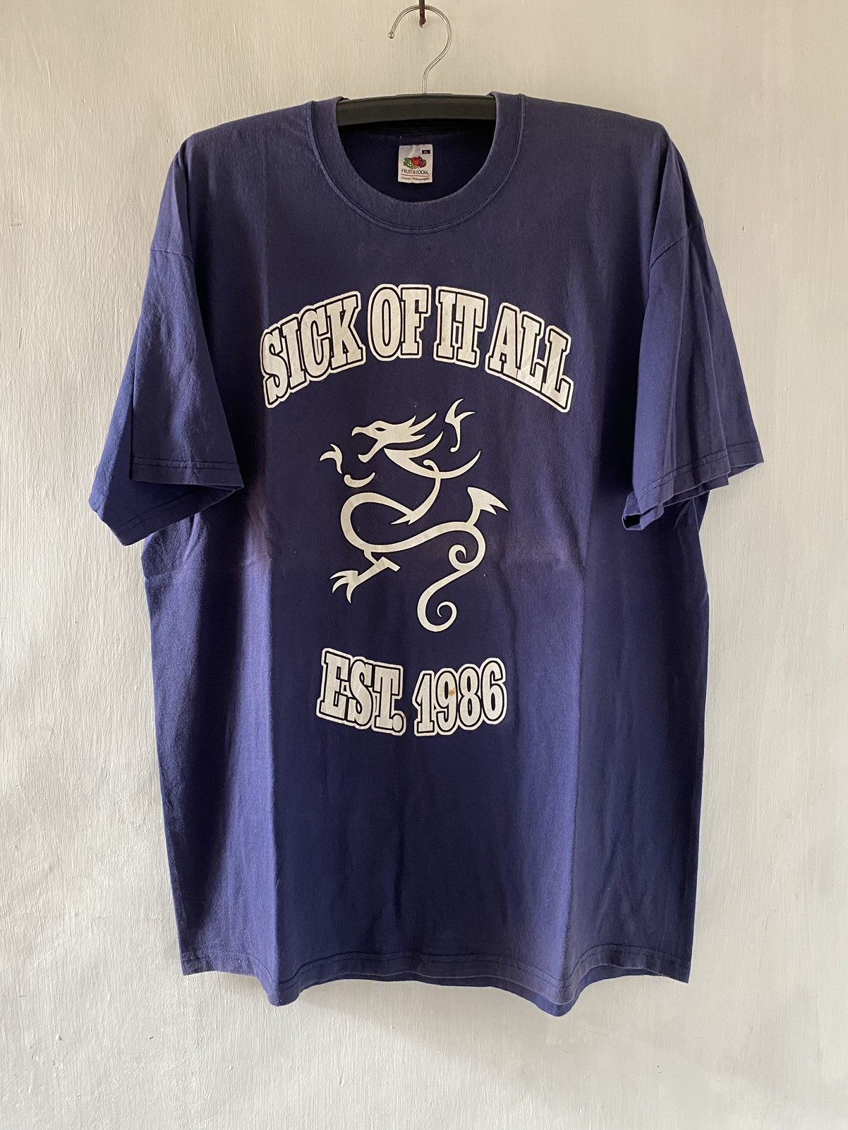 90'S 当時物　SICK OF IT ALL Tシャツ　ヴィンテージ 90's SICK OF IT ALL Tシャツ (SIZE L〜XL相当) | FASHION SPOT
