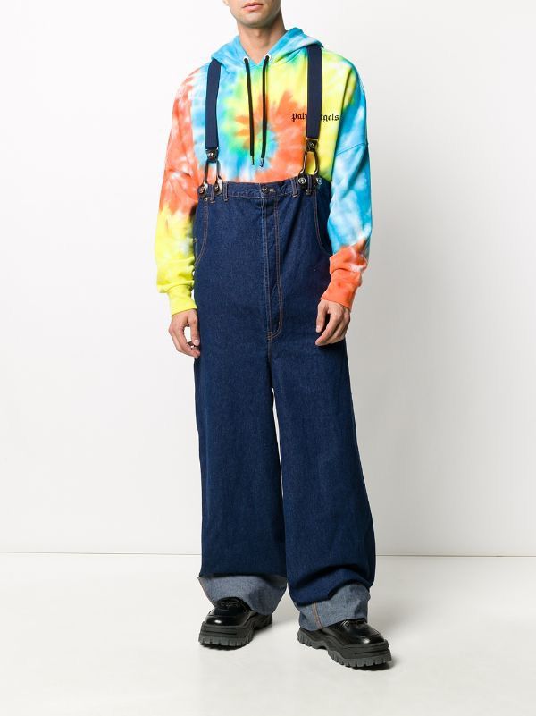 Gaultier Homme Objet S/S 1993 Jean Paul Gaultier High Rise Jumpsuit Denim Size US 34 / EU 50 - 21 Thumbnail