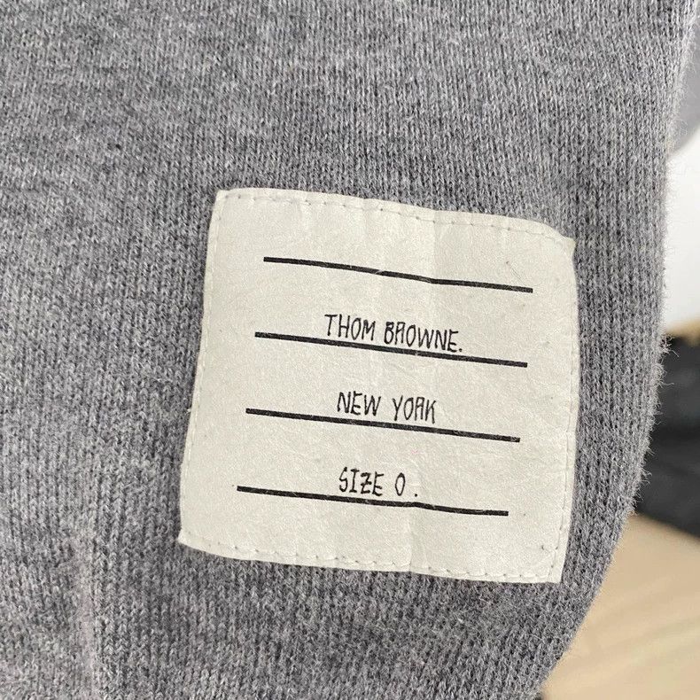 Thom Browne Thom Browne Half zipper knit hoodie Size US XS / EU 42 / 0 - 2 Thumbnail