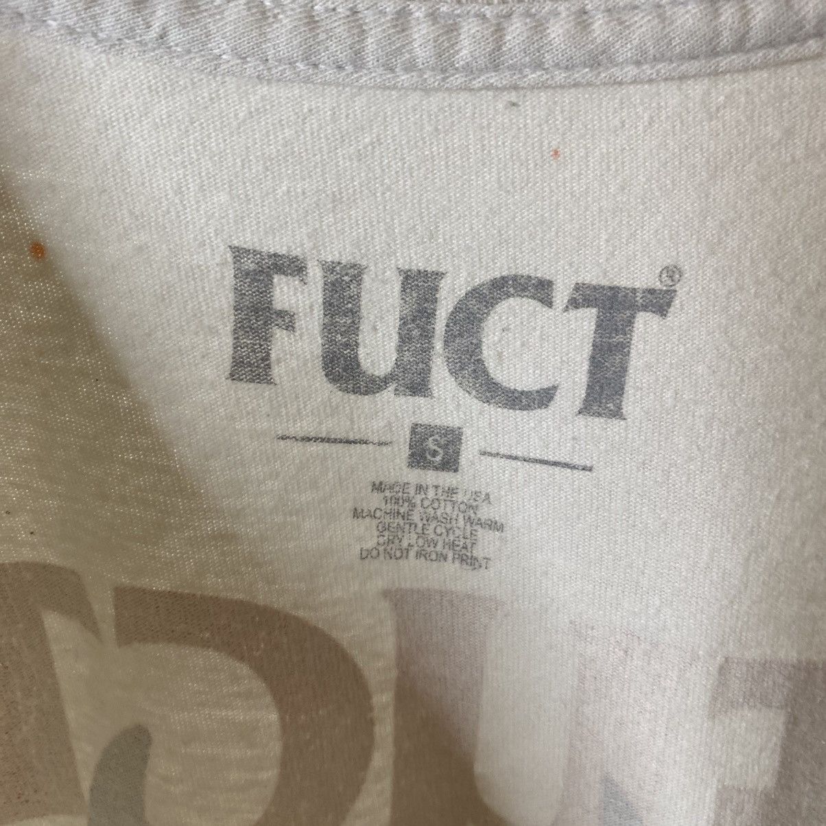 FUCT Fuct Skateboard Devil Graphic Skater T Shirt Size US S / EU 44-46 / 1 - 3 Thumbnail