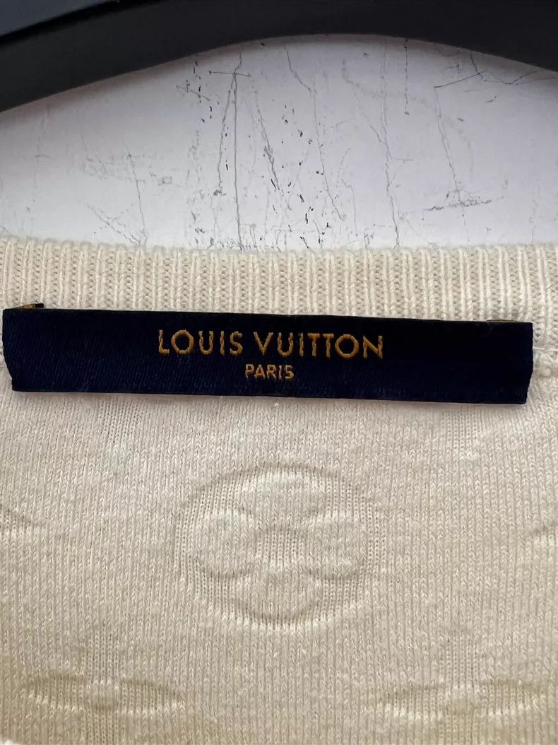 Louis Vuitton louis vuitton Beige full print towel short sleeve Size US M / EU 48-50 / 2 - 3 Thumbnail