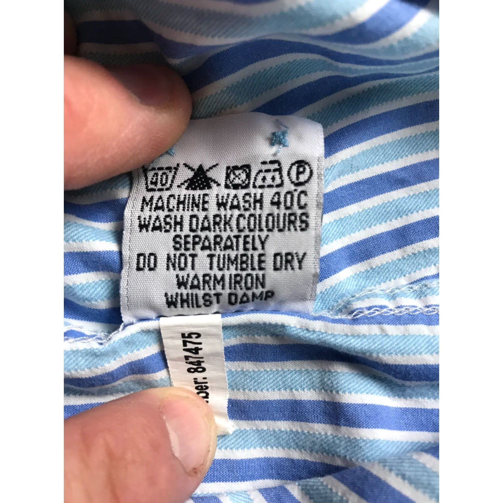 Boden Boden Shirt Mens Size L Blue White Striped Button-Down Long Sleeve Casual Regular Buy Now Size US L / EU 52-54 / 3 - 8 Thumbnail