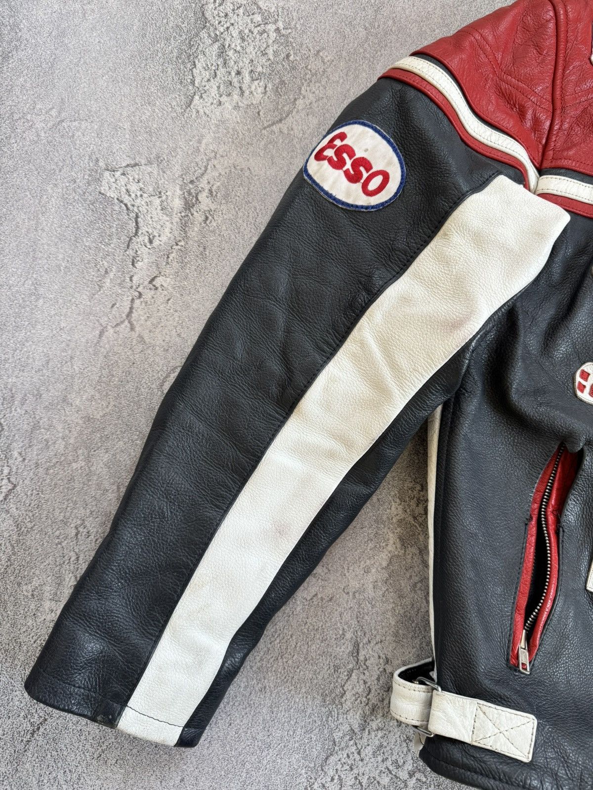 Red Bull Red Bull XL genuine leather racing motorcycle jacket biker Size US XL / EU 56 / 4 - 12 Thumbnail