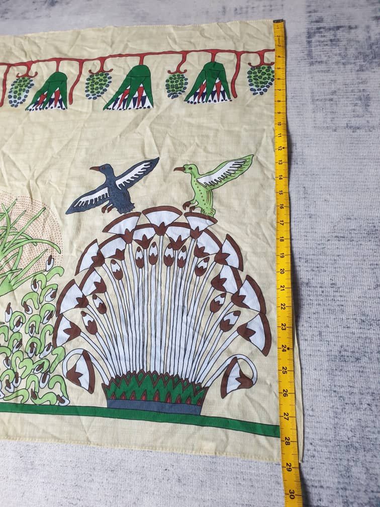 Japanese Brand Unammed Bird and abstract scarves Size ONE SIZE - 2 Thumbnail