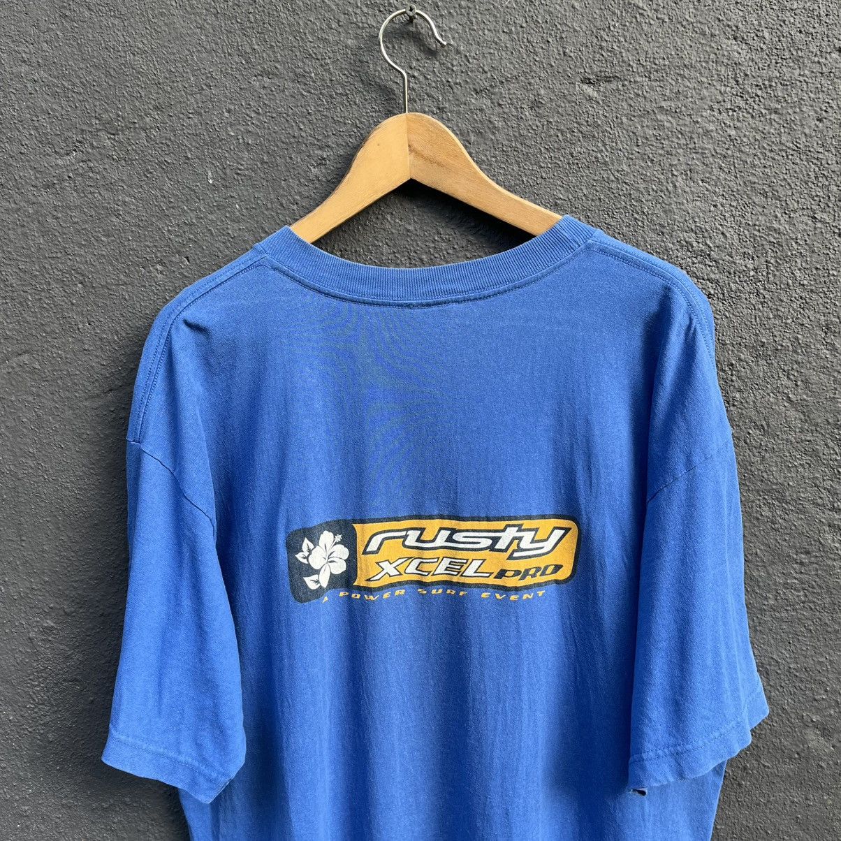 Rusty Thrashed Faded Vintage 90s Rusty Surfing Brand Tee Size US L / EU 52-54 / 3 - 2 Thumbnail