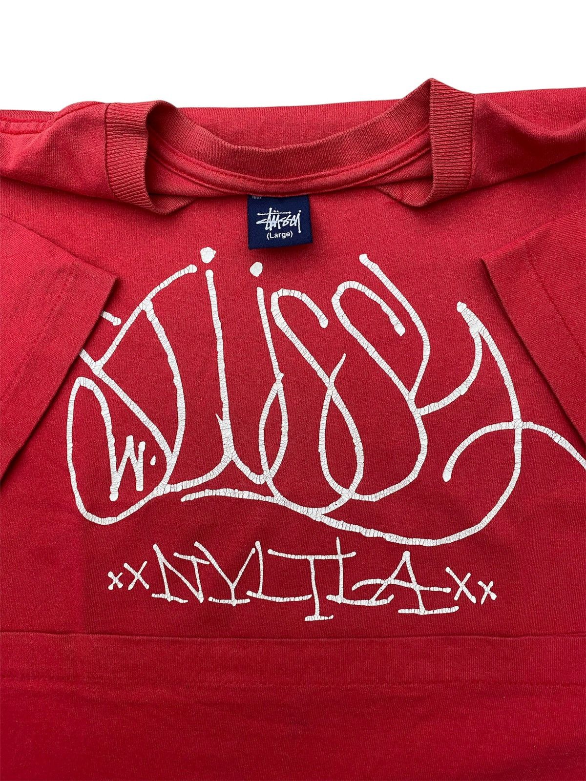 Stussy Vintage Stussy Graffiti Tee Size US L / EU 52-54 / 3 - 5 Thumbnail
