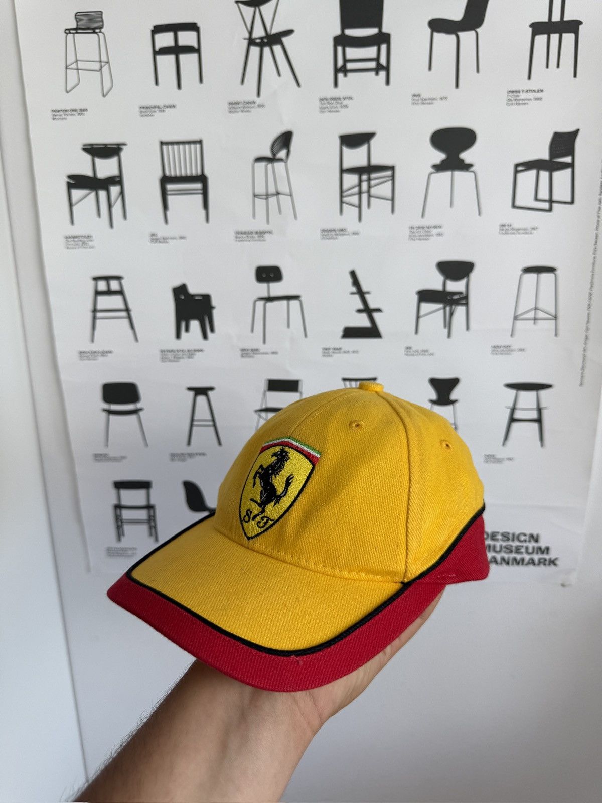 Ferrari Vintage 90s Ferrari racing big logo cap f1 nascar italy y2k Size ONE SIZE - 3 Thumbnail