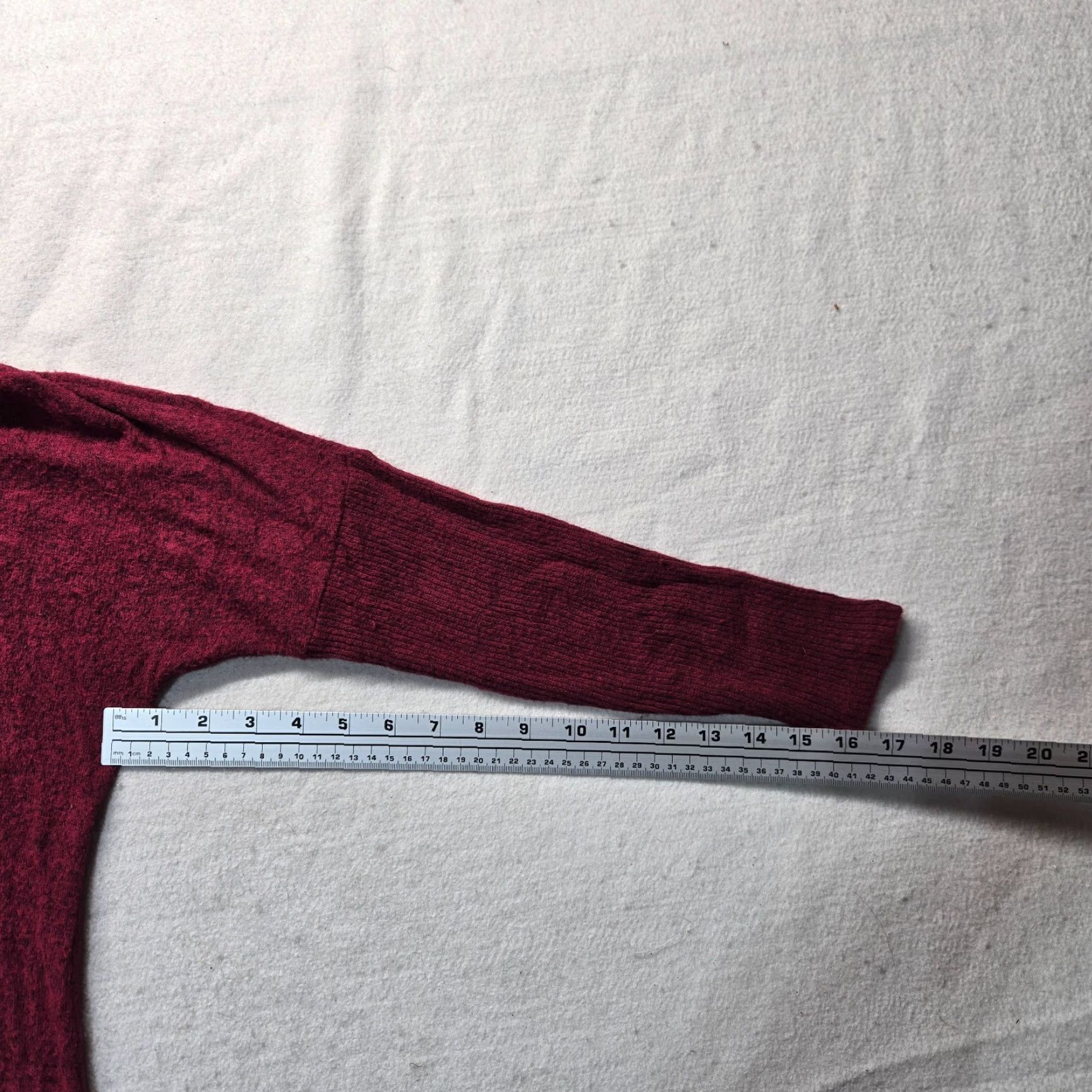 Vintage Pink Rose Sweater Shirt Womens Oversized Long Sleeve V-Neck Purple S Adult Small Size S / US 4 / IT 40 - 5 Thumbnail