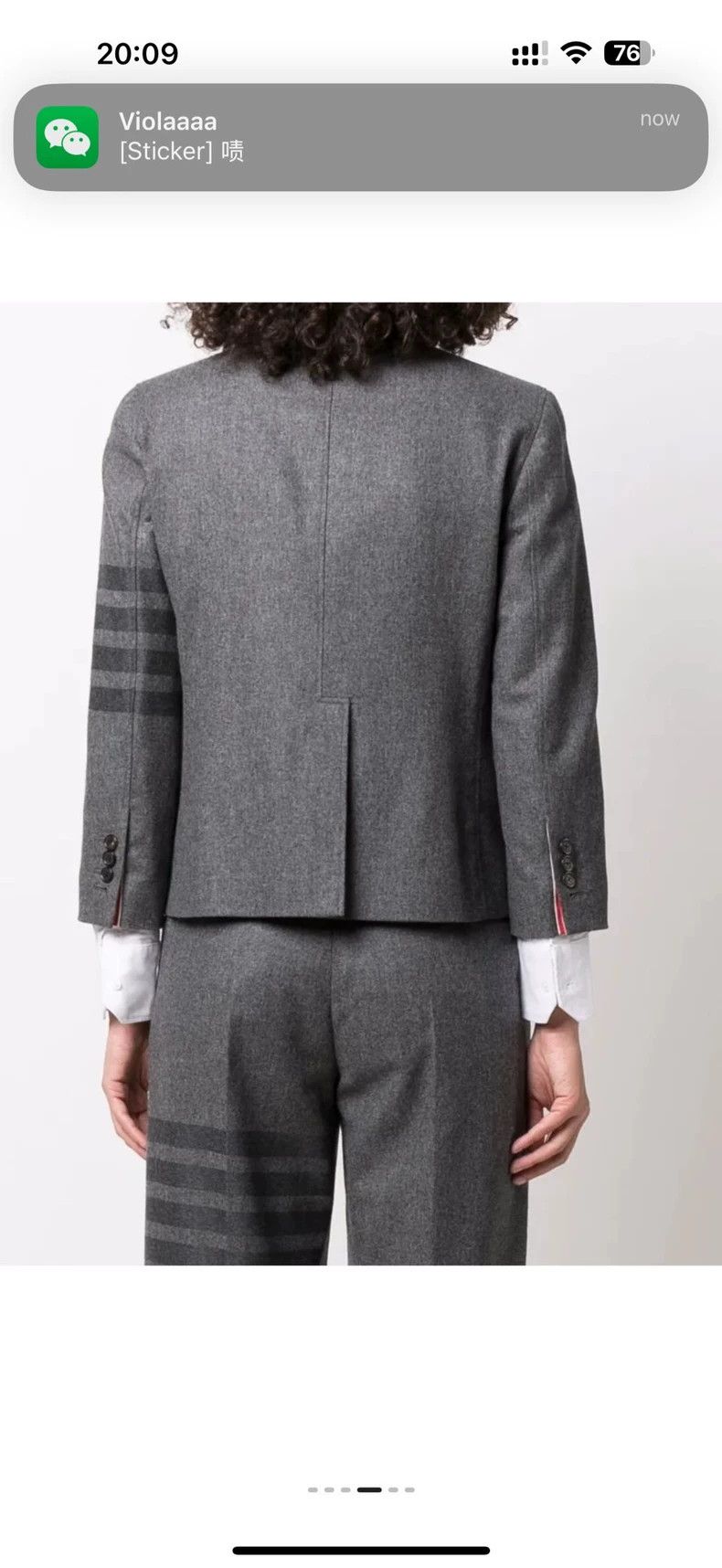 Thom Browne Thom Browne Dark grey four-barrel suit, short Size XS / US 0-2 / IT 36-38 - 9 Thumbnail