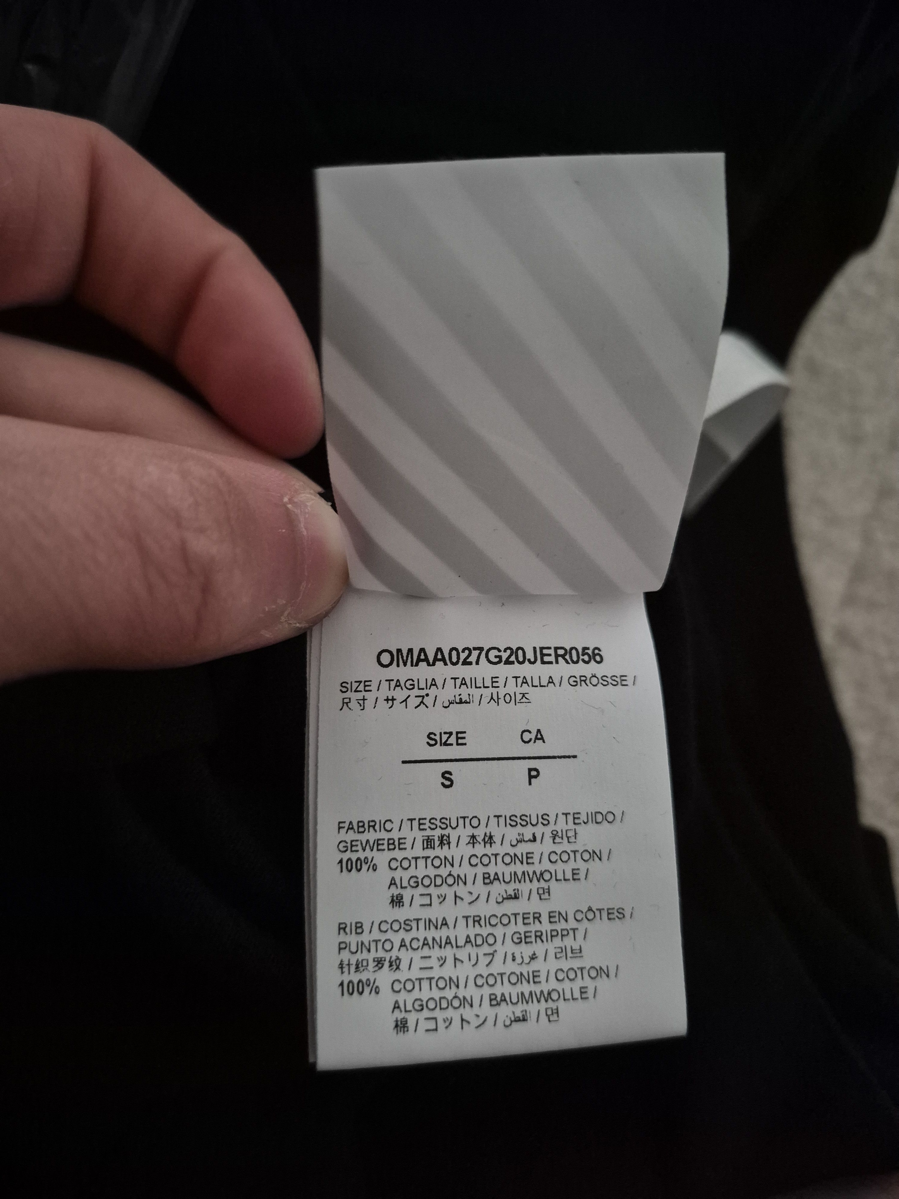 Off-White Off White Black Outline Arrow Virgil New Small Size US S / EU 44-46 / 1 - 9 Thumbnail