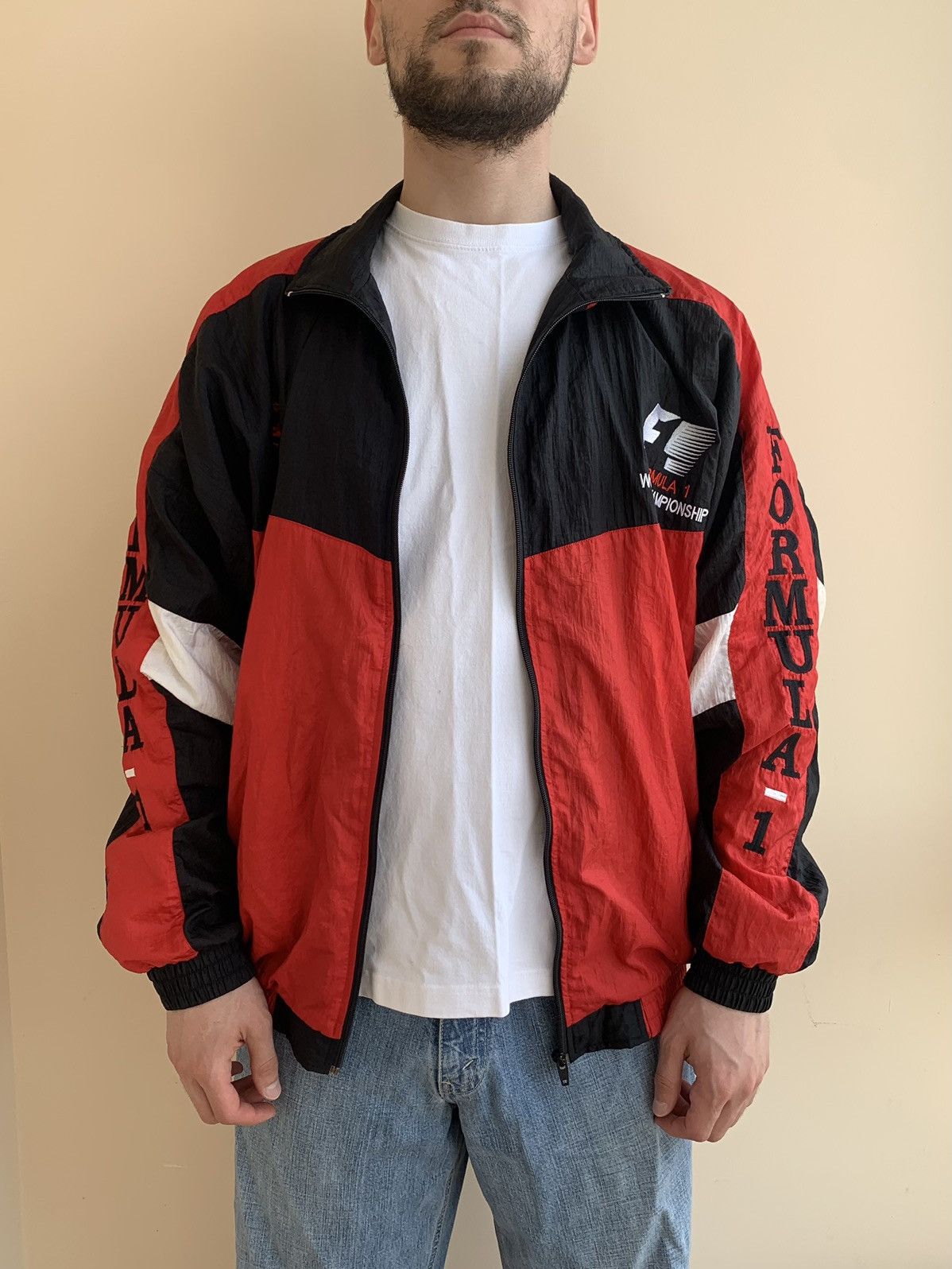 Ferrari Formula 1 World Championship Racing Nylon Jacket Vintage 90s Size US L / EU 52-54 / 3 - 5 Thumbnail