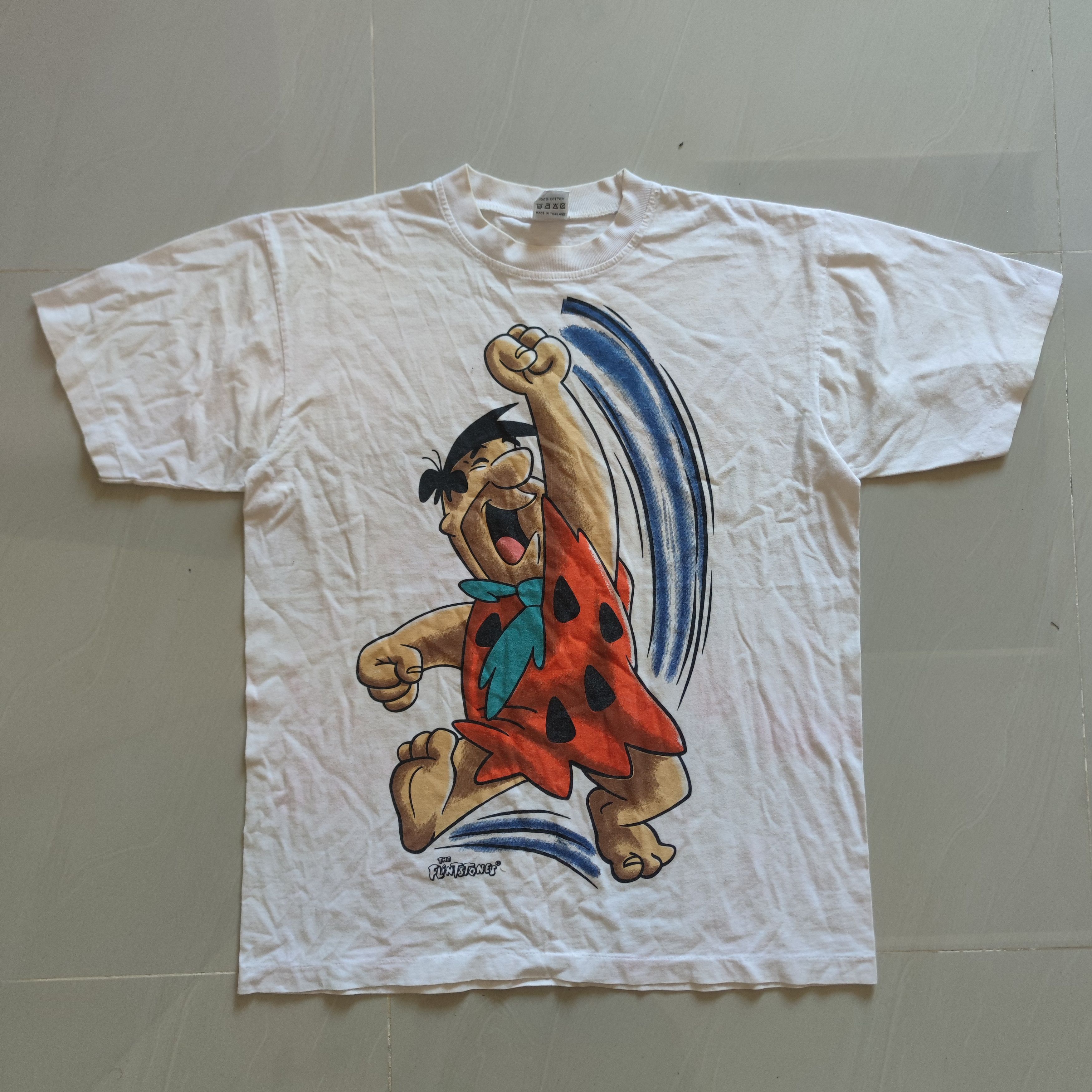 Cartoon Network × Vintage VINTAGE THE FLINTSTONES YABBA DABBA DOO T SHIRT Size US M / EU 48-50 / 2 - 1 Thumbnail