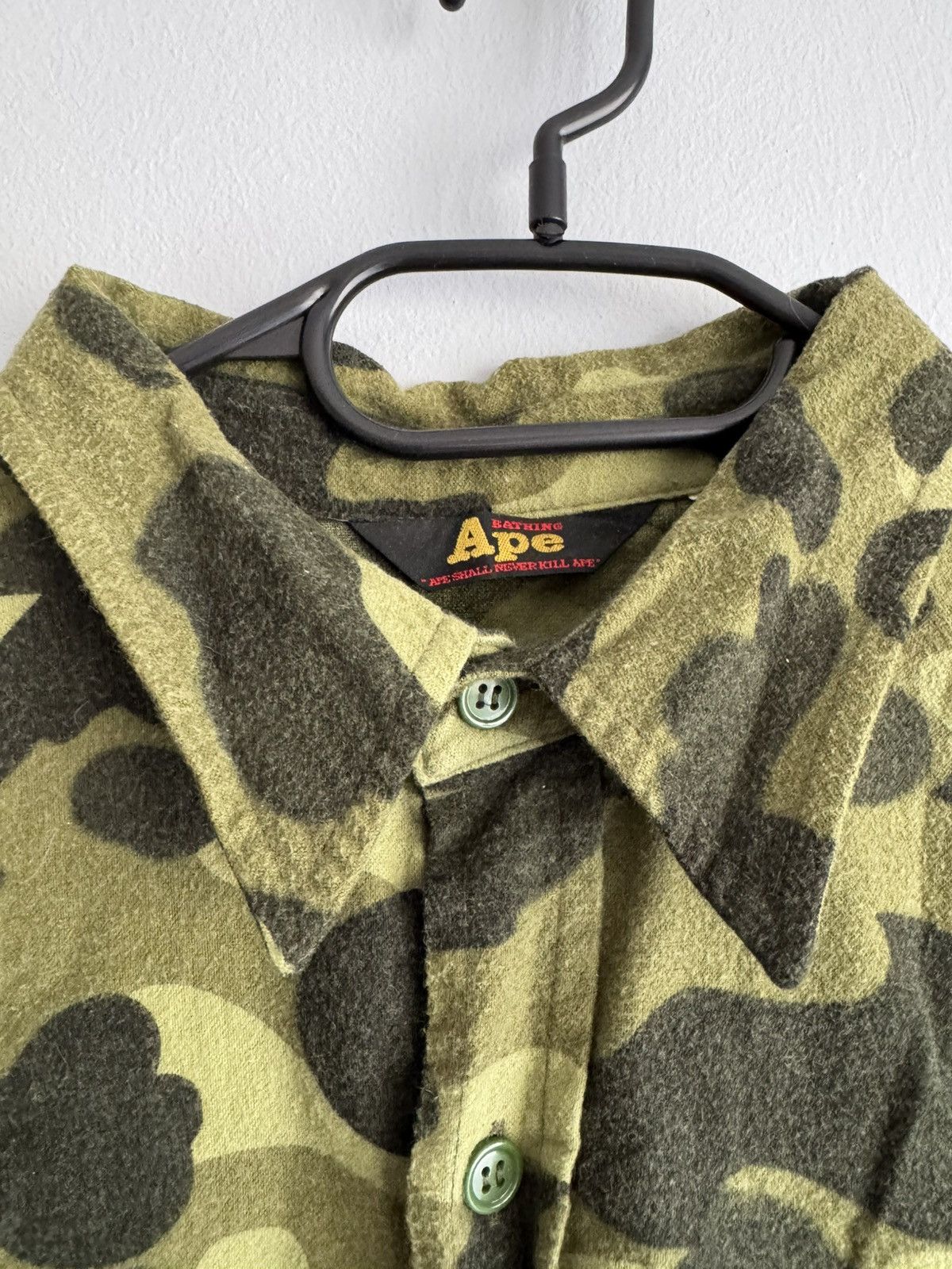 Bape A Bathing Ape Bape Camo Open Collar Shirt Size US L / EU 52-54 / 3 - 3 Thumbnail