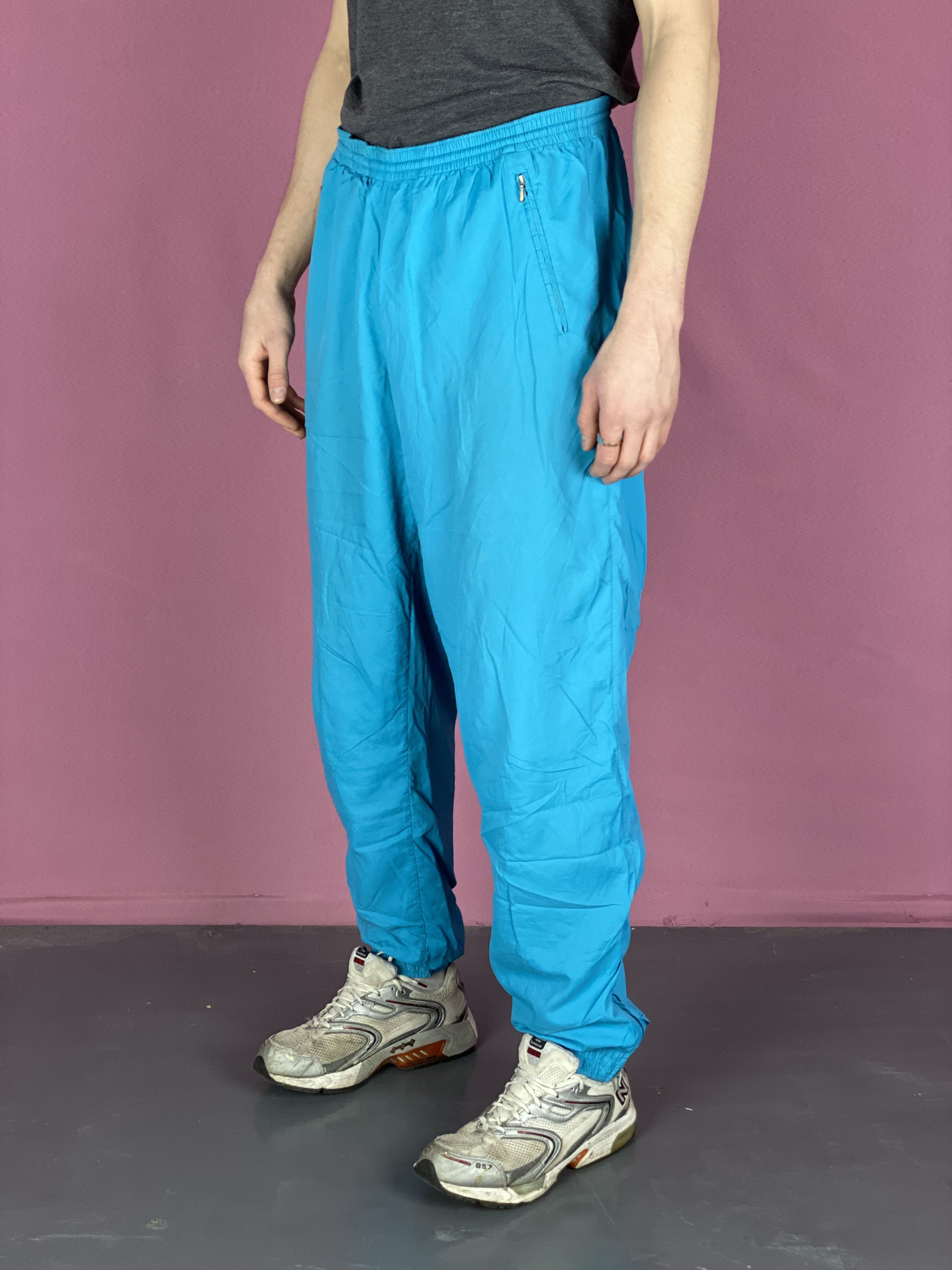 Designer × Vintage 90s Vintage Men's Track Pants - L Size US 40 / EU 56 - 2 Thumbnail