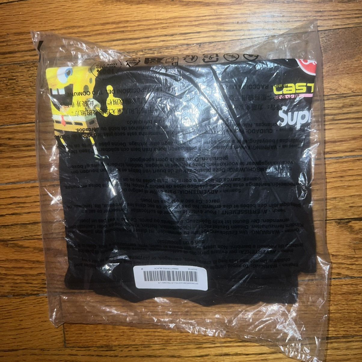 Supreme Supreme Spongebob Castel Racing L/S Tee Black Size: M Size US M / EU 48-50 / 2 - 5 Thumbnail