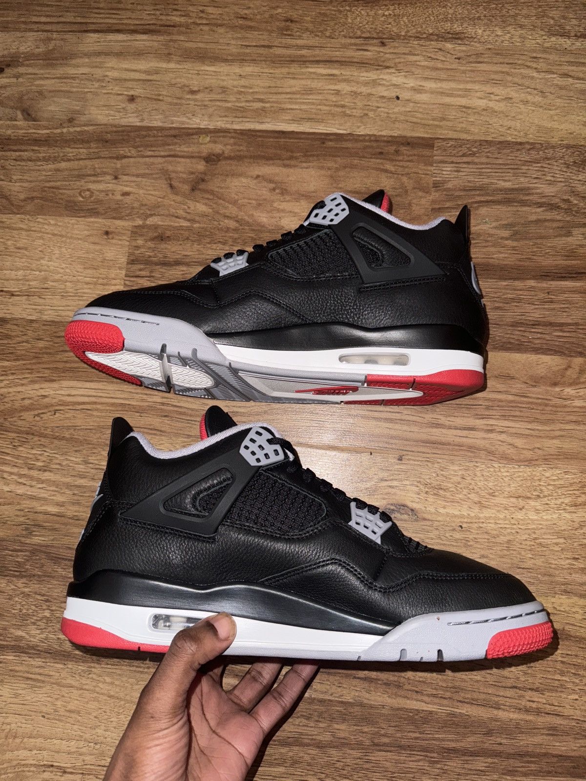 Jordan Brand Air Jordan 4 “Bred Reimagined” Size US 11 / EU 44 - 2 Thumbnail