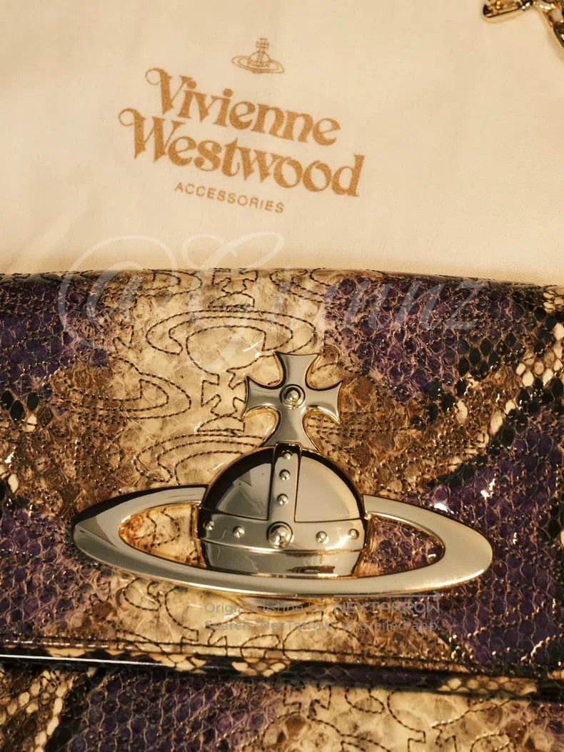 Vivienne Westwood Vivienne Westwood size os Vintage Snake Pattern Purple Gold Size ONE SIZE - 3 Thumbnail