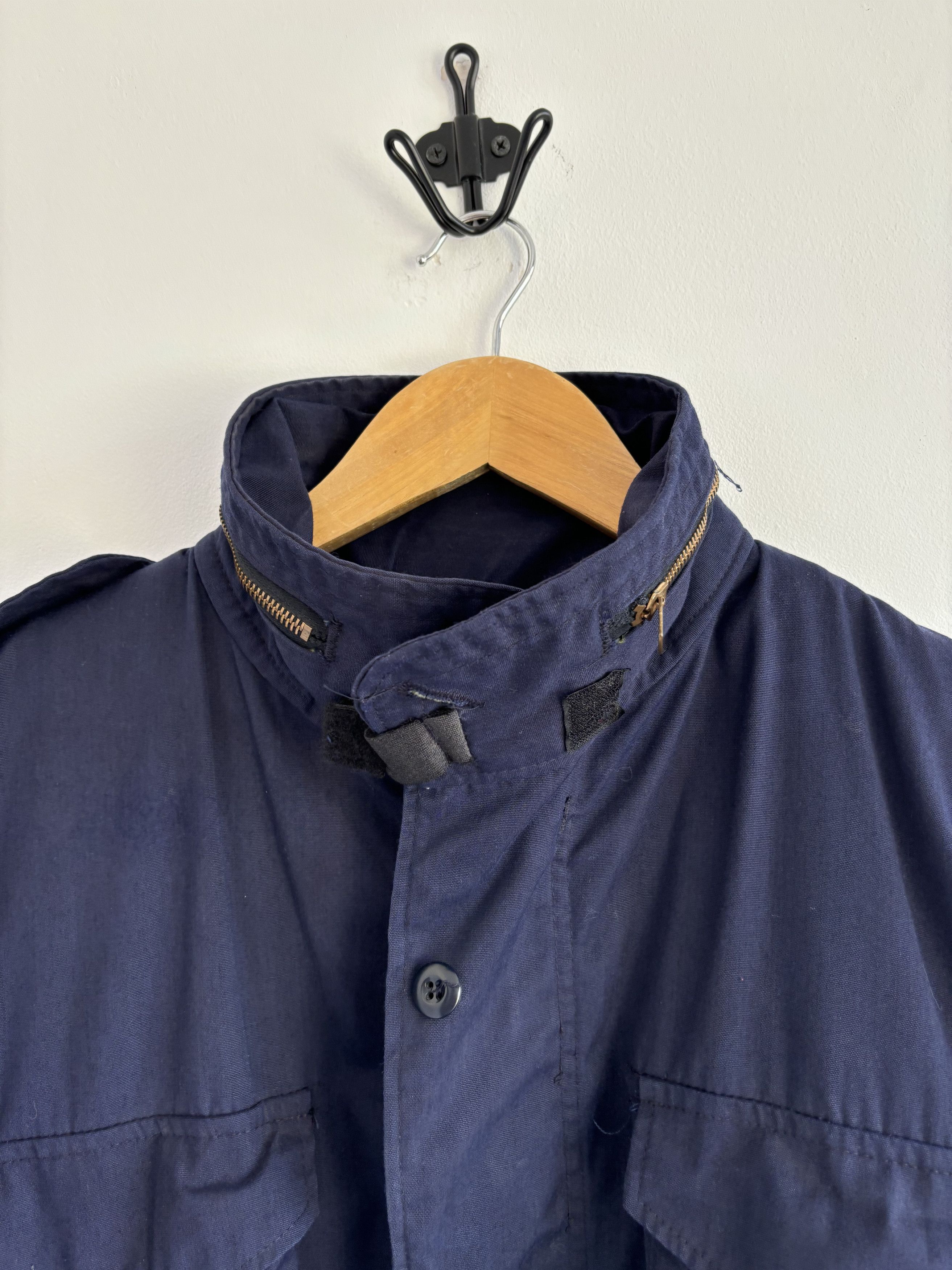 Japanese Brand Vintage Deadstock M65 Navy Scovill Zipper Jacket Size US L / EU 52-54 / 3 - 3 Thumbnail
