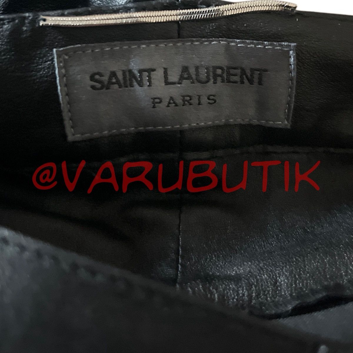 Saint Laurent Paris saint laurent paris ss13 runway leather pants f34 Size US 26 / EU 42 - 3 Thumbnail