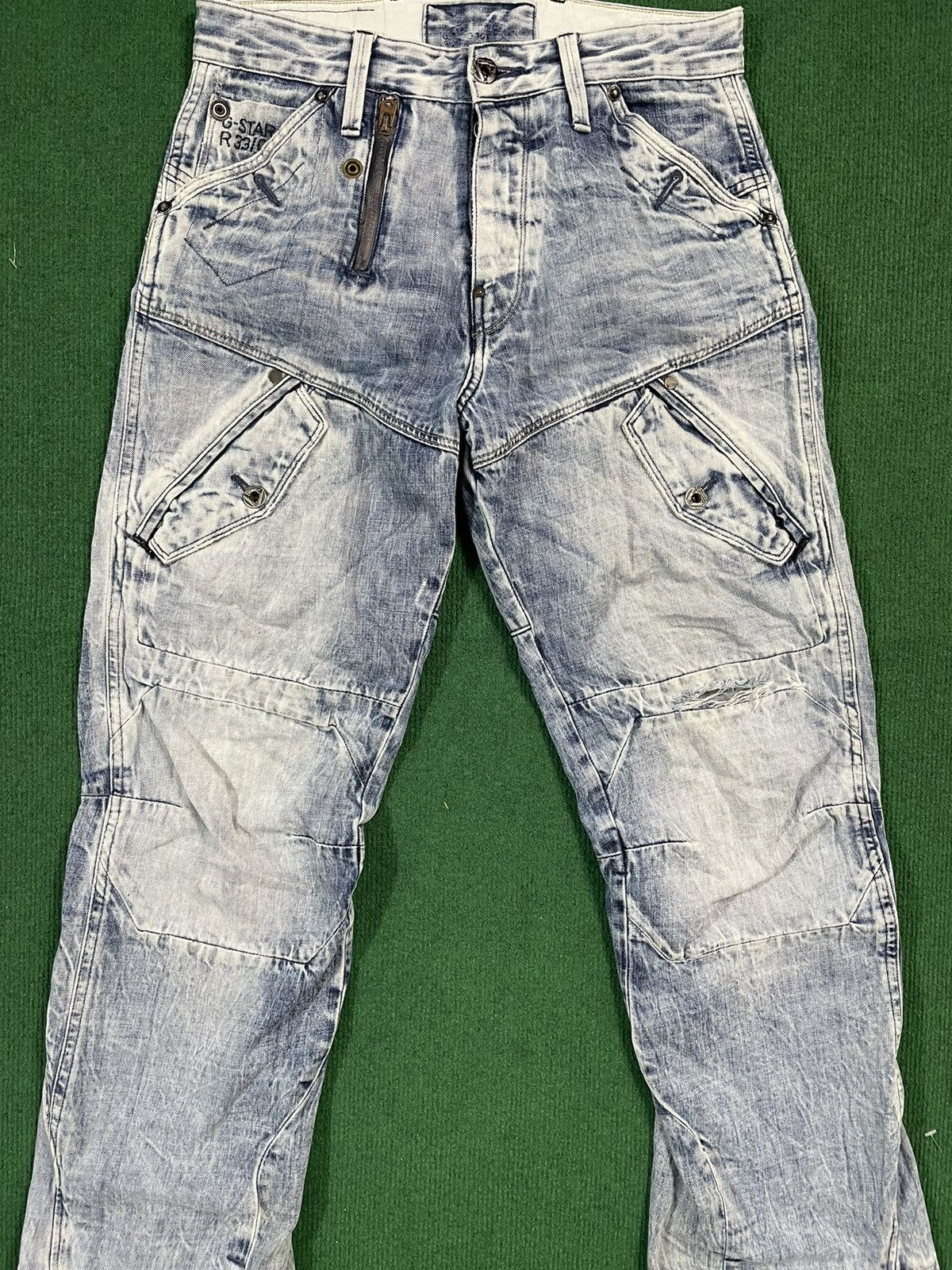 G-Star × If Six Was Nine × Japanese Brand G Star Raw Denim Distressed Look Jeans Size US 31 - 3 Thumbnail