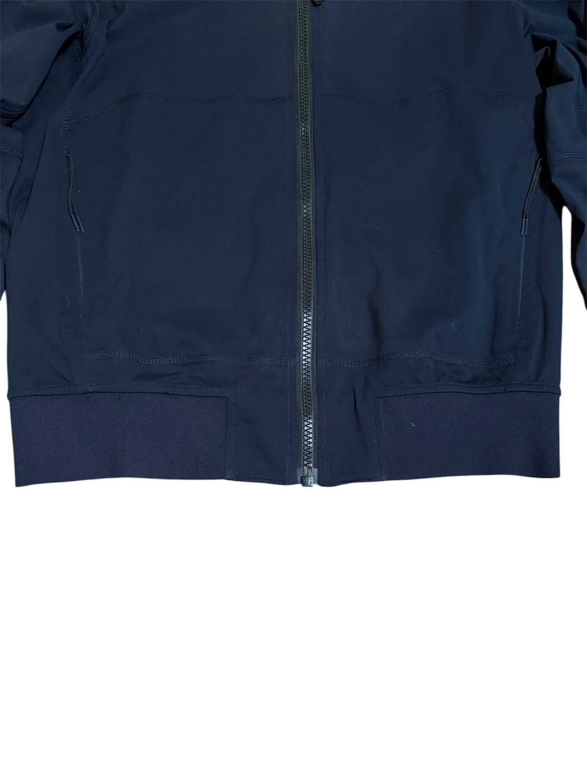Stone Island 🔥850$ Stone Island Light Soft Shell Grid Bomber Jacket Navy Size US L / EU 52-54 / 3 - 4 Thumbnail