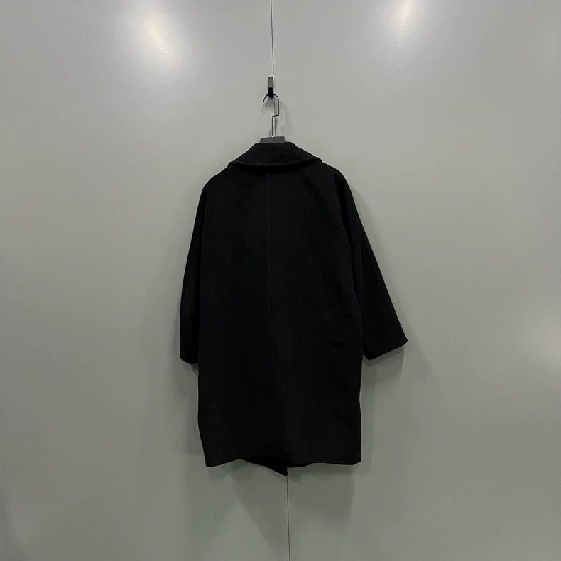 Max Mara Max Mara Black overcoat Size S / US 4 / IT 40 - 3 Thumbnail