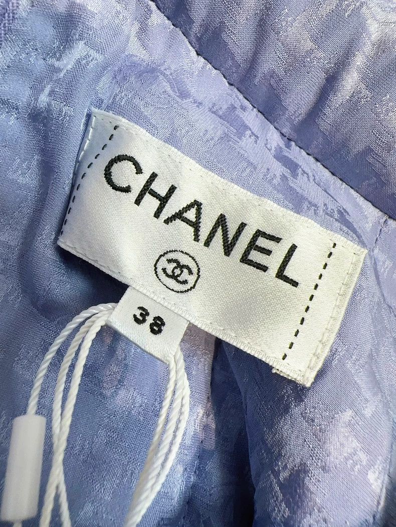 Chanel Chanel 24A Tweed Purple Mini Skirt Size 37" - 4 Thumbnail