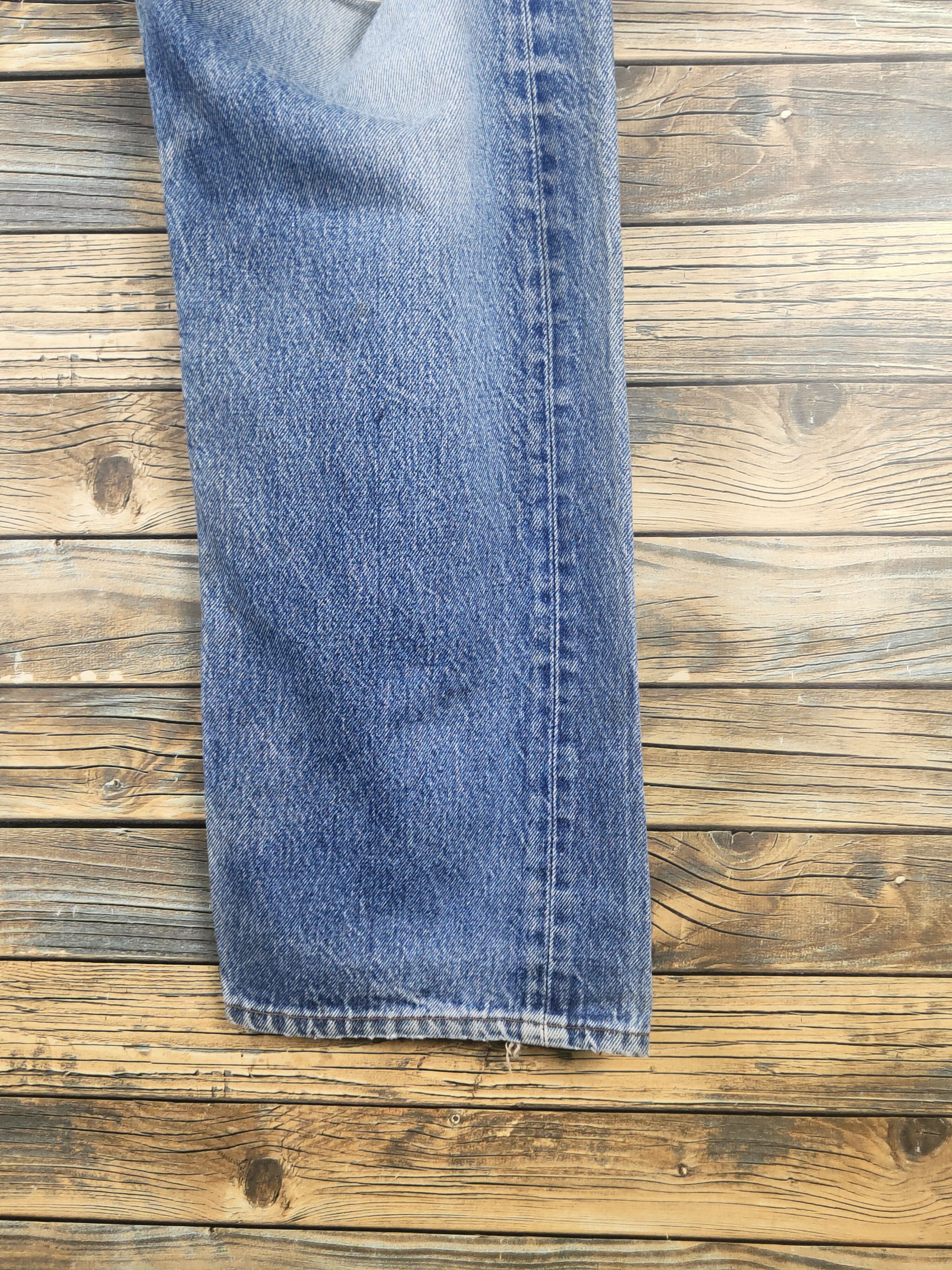 Levi's DL 80' Levi's Blue Distressed Ripped Jeans #W2268 Size US 36 / EU 52 - 6 Thumbnail