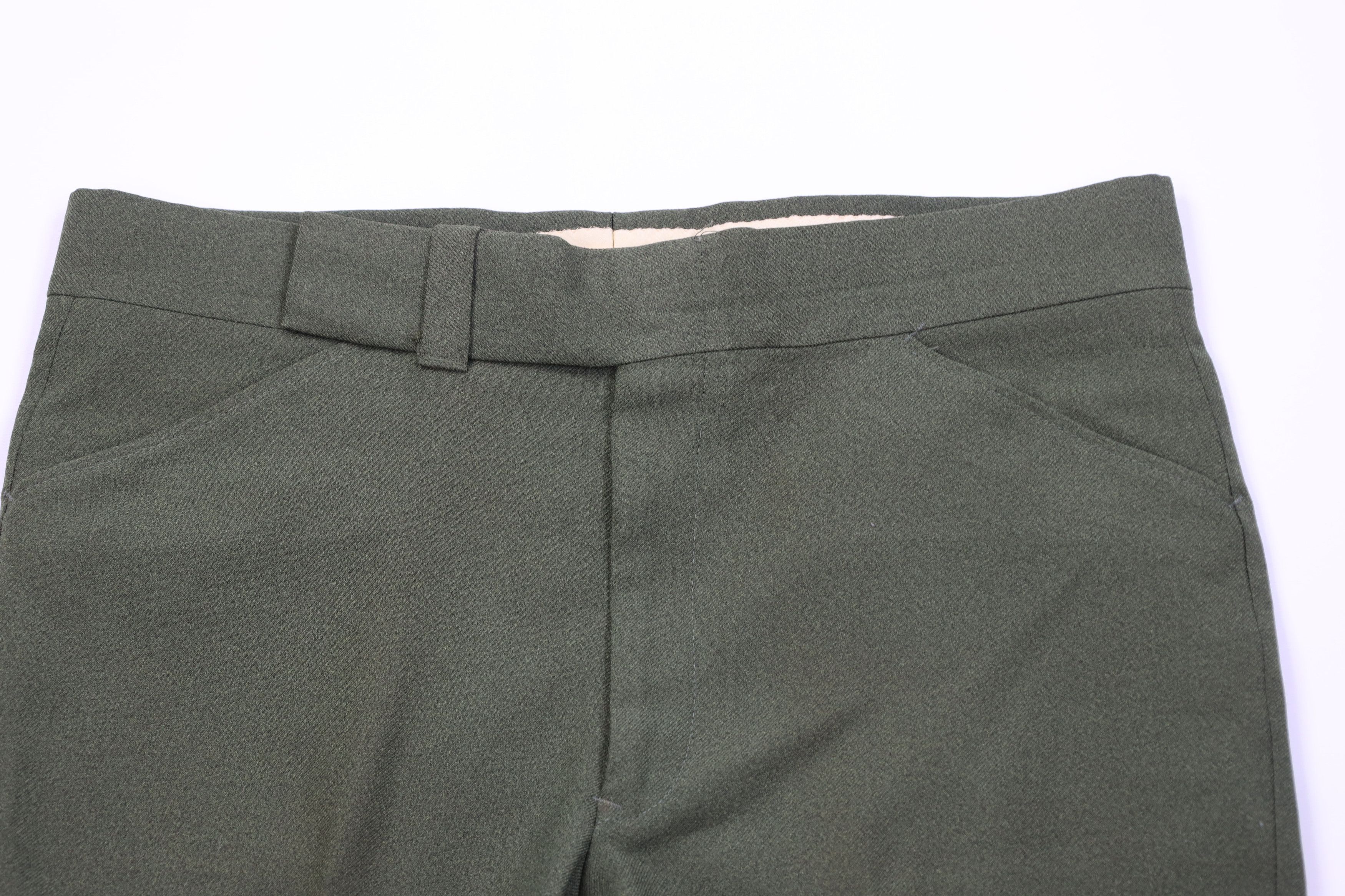 Vintage Vintage 70s Streetwear Wide Leg Chino Pants Avocado USA Size US 36 / EU 52 - 2 Thumbnail
