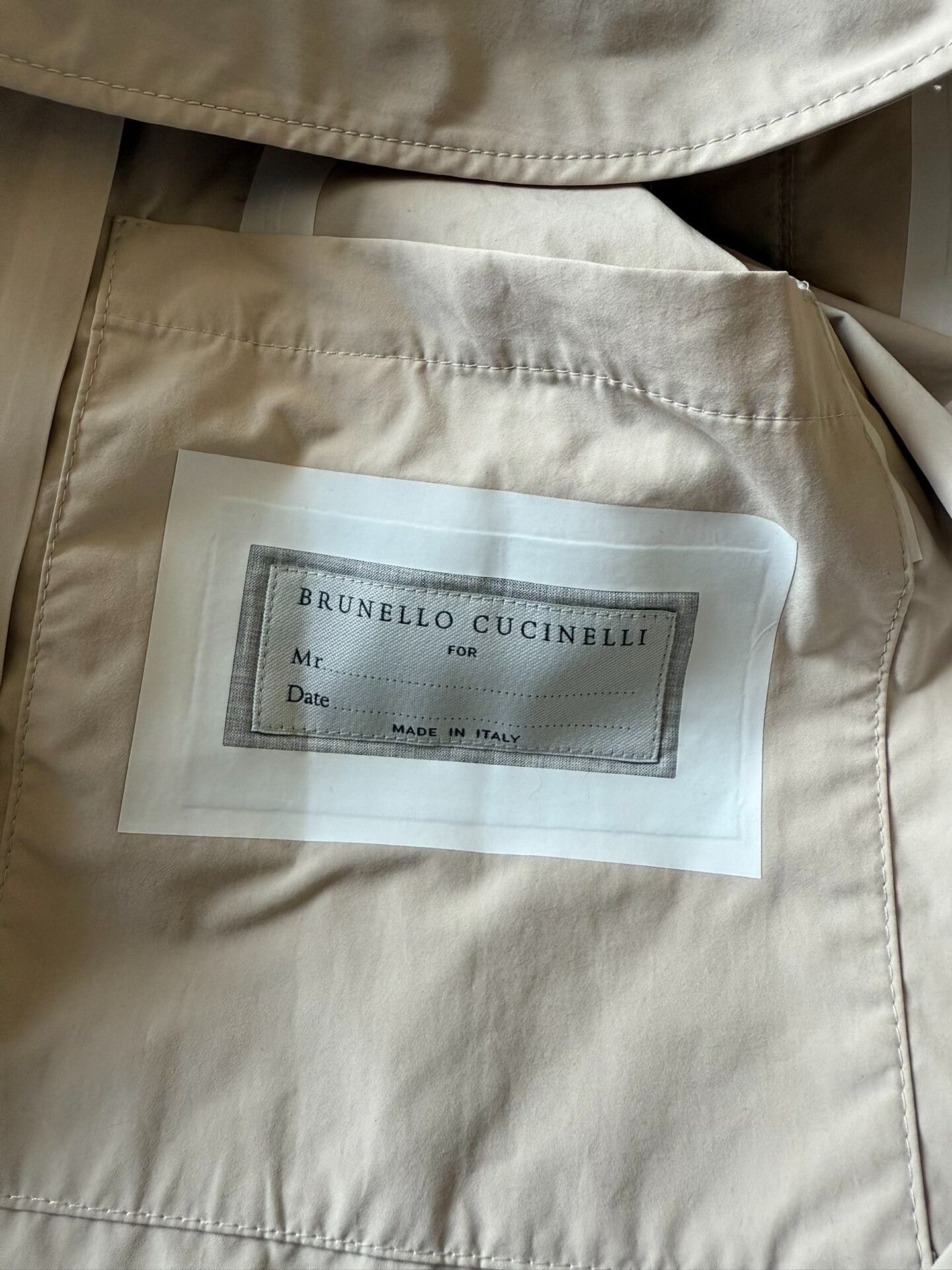 Brunello Cucinelli Brunello Cucinelli Beige Jacket Spring/Summer Size US M / EU 48-50 / 2 - 5 Thumbnail