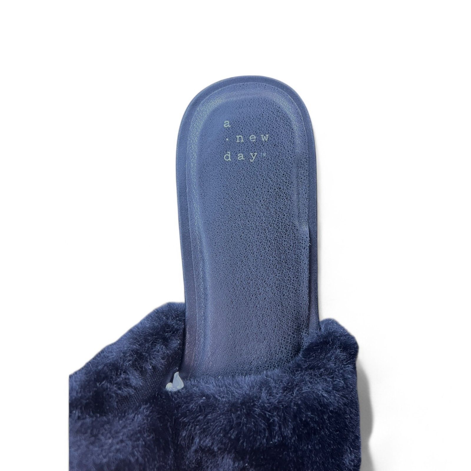 Other A New Day Womens Black Faux Fur Slide Slippers Size 11 New W Size US 11 / IT 41 - 2 Thumbnail