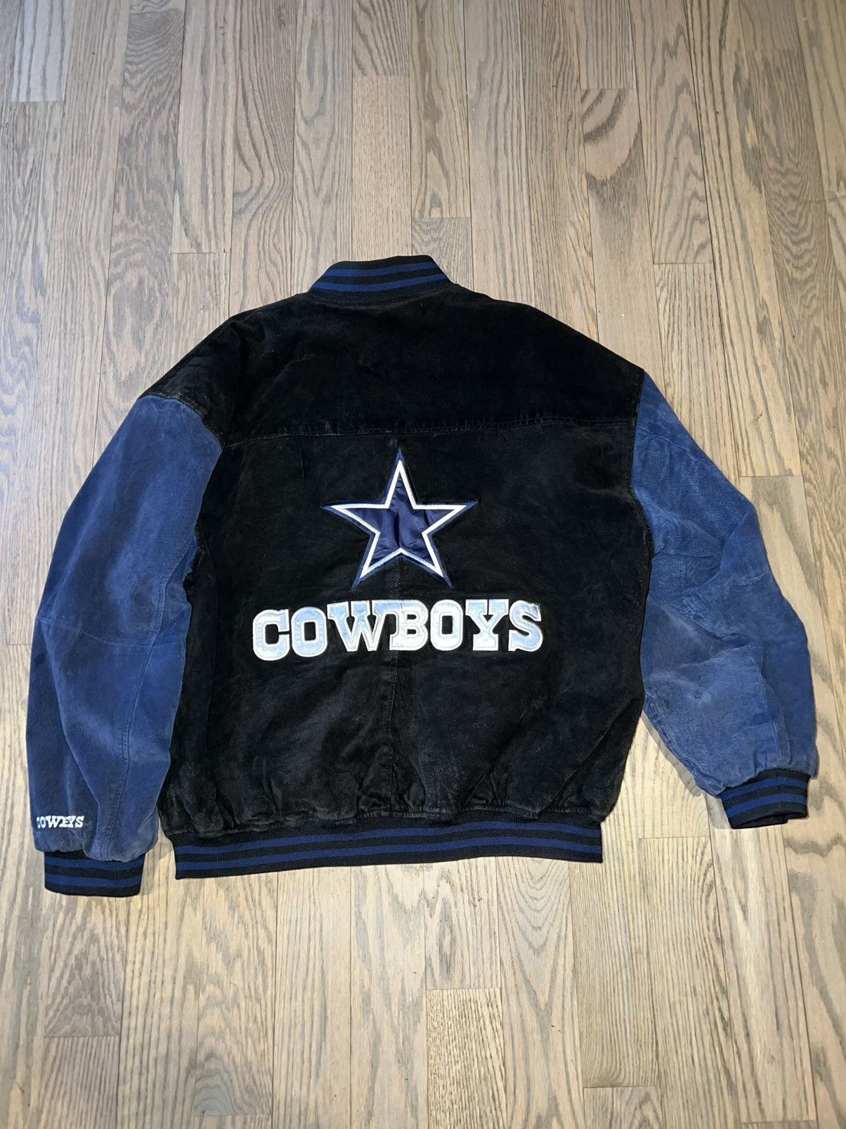 NFL Dallas Cowboys Suede Jacket Size US L / EU 52-54 / 3 - 3 Thumbnail