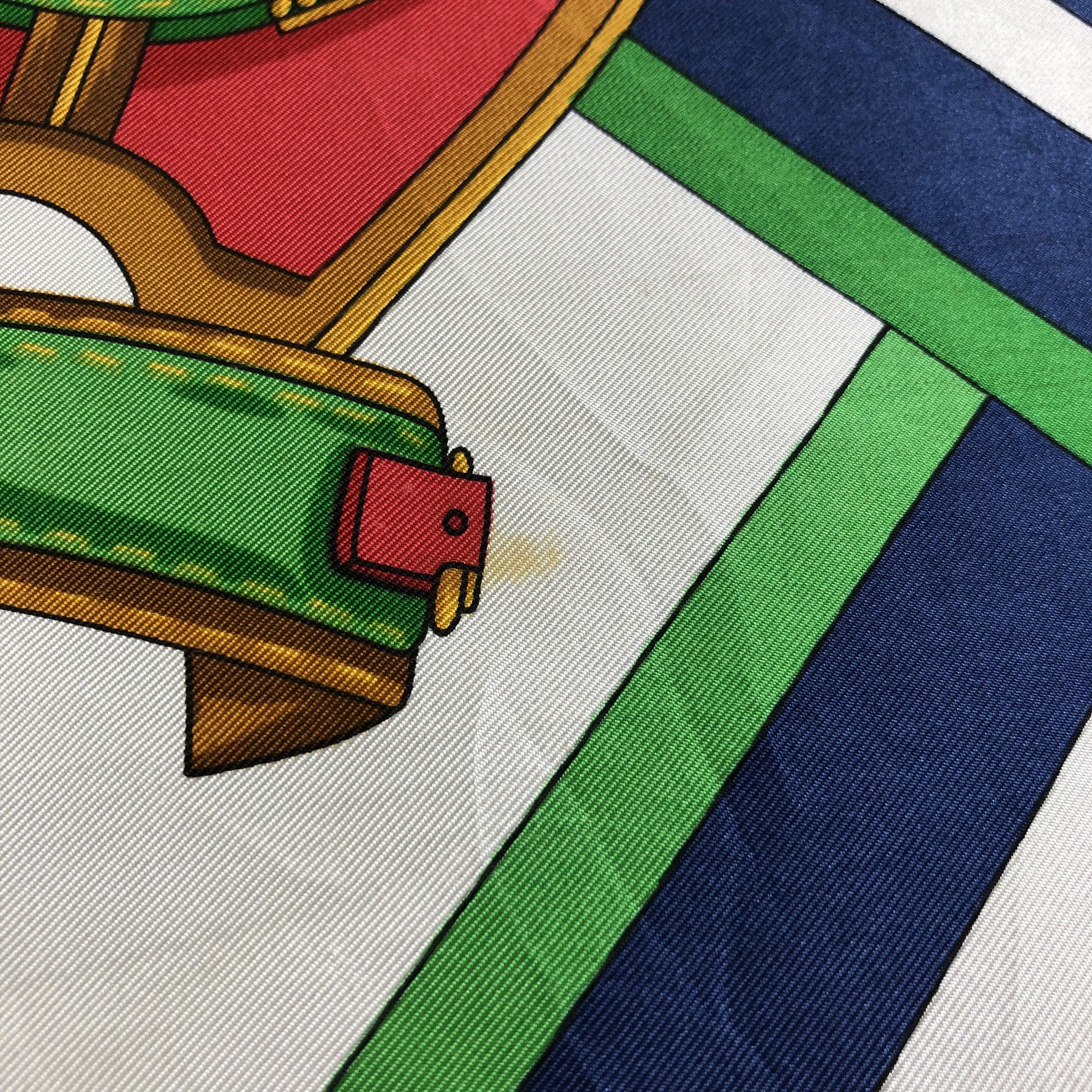 Vintage Gina Rossini Luxury Design Silk Scarf M472 Size ONE SIZE - 7 Thumbnail