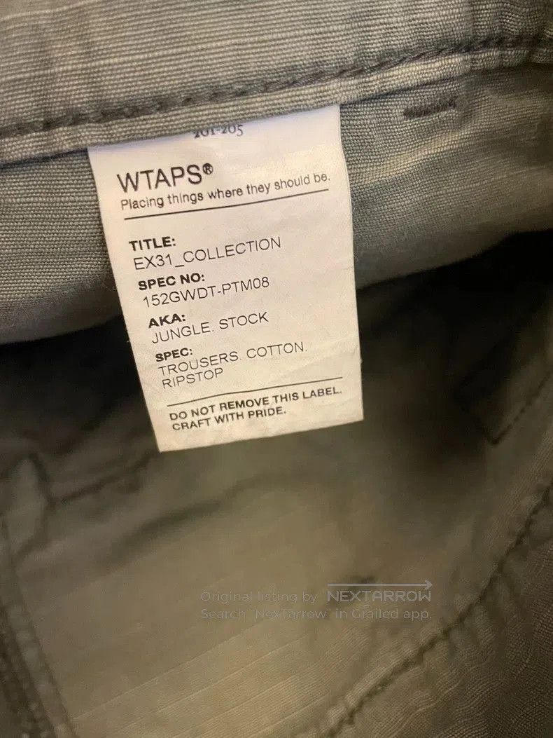 Wtaps Wtaps 15aw Jungle Stock Cargo Pants. Size US 32 / EU 48 - 5 Thumbnail