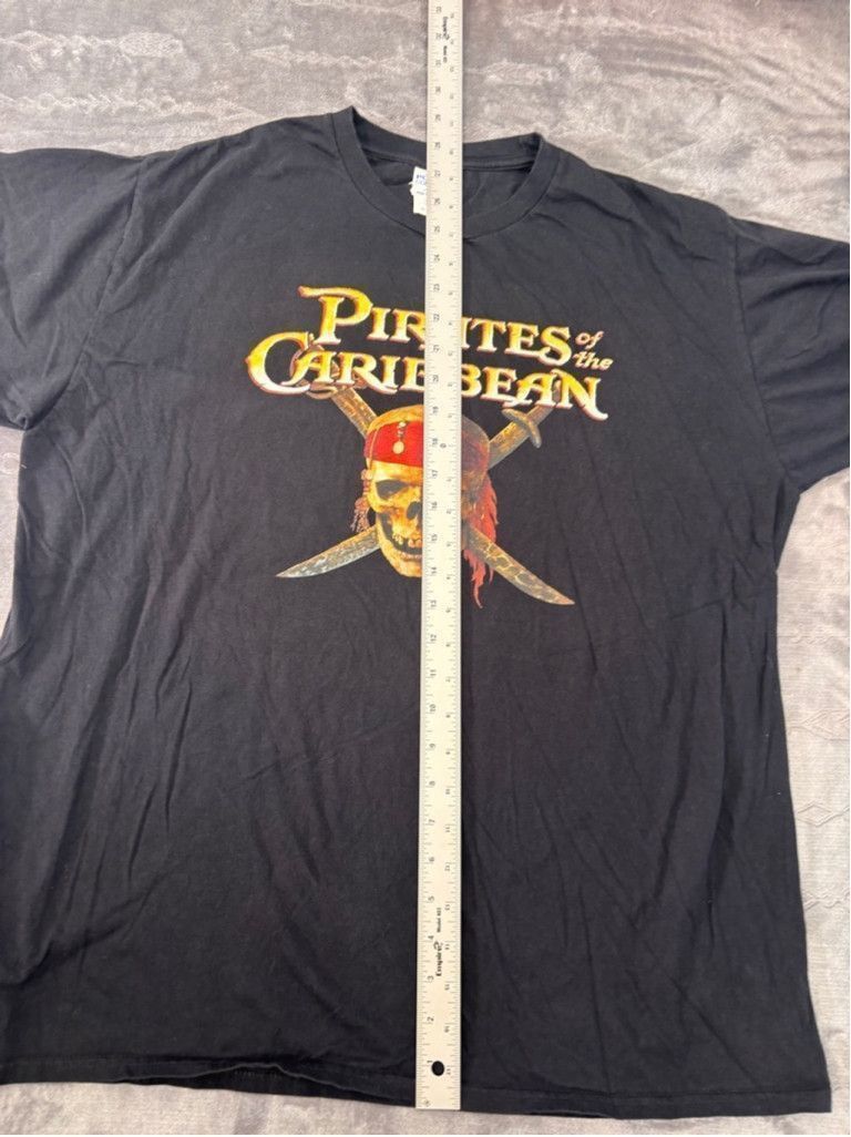 Disney Men's Port & Company Disney Pirates of Caribbean T-Shirt XL Size US XL / EU 56 / 4 - 5 Thumbnail