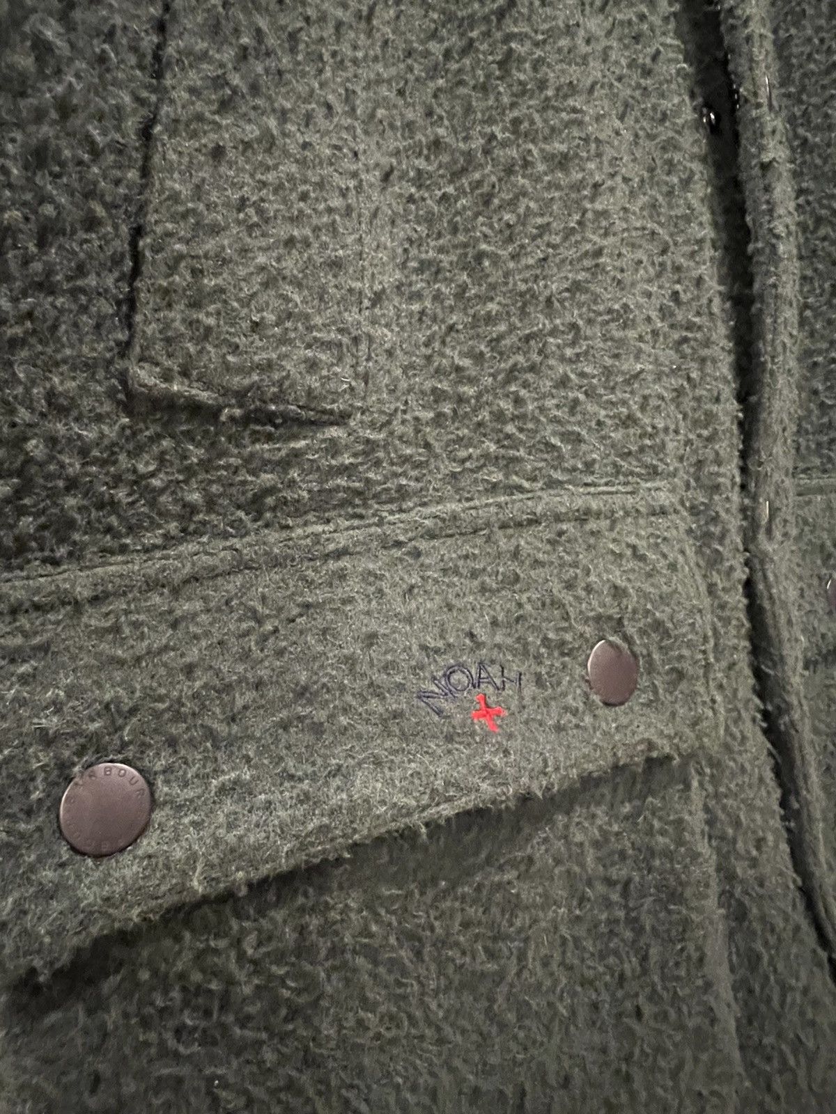 Barbour × Noah Noah X Barbour Wool Teddy Bedale Jacket Size US L / EU 52-54 / 3 - 22 Thumbnail