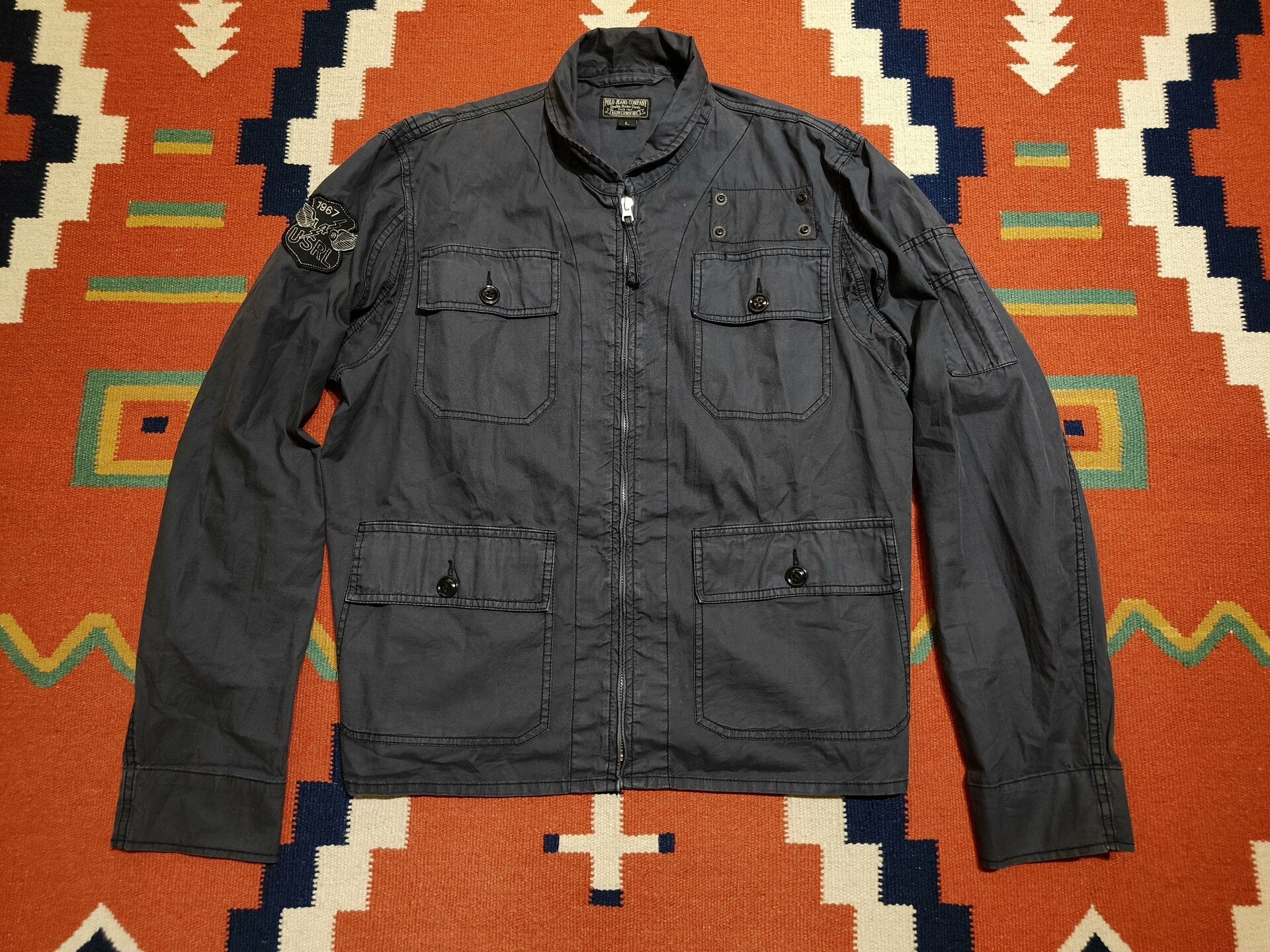 RRL Ralph Lauren Rare Polo Ralph Lauren Flight Jacket Size US L / EU 52-54 / 3 - 1 Thumbnail