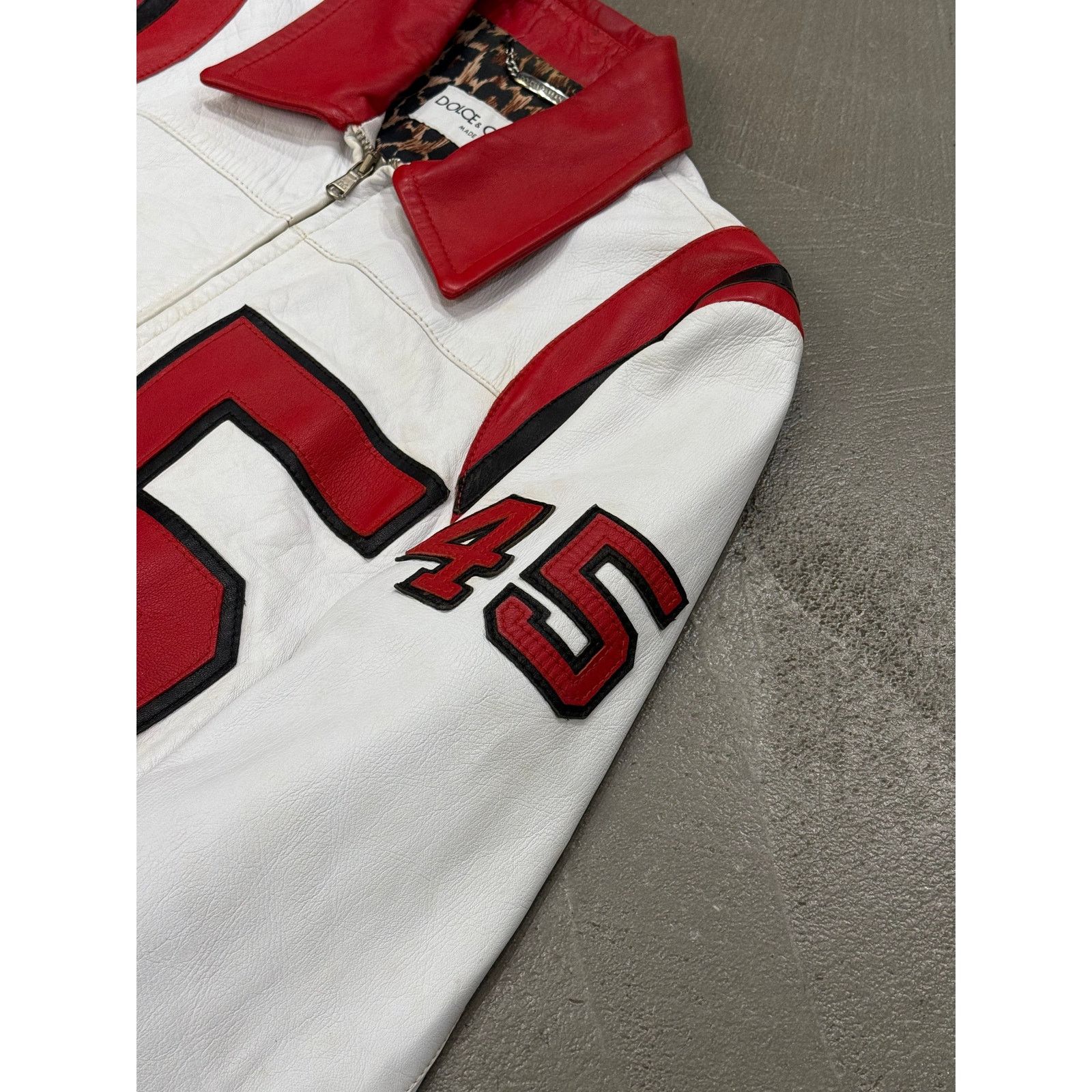 Dolce & Gabbana 2001 Dolce & Gabbana “45” runway leather racing jacket Size US S / EU 44-46 / 1 - 7 Thumbnail