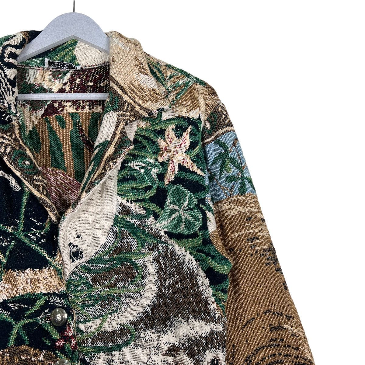 Designer 🔥 80s MIDNIGHT LADY BY PACO COLER ANIMAL PRINT JACKET Size M / US 6-8 / IT 42-44 - 6 Thumbnail