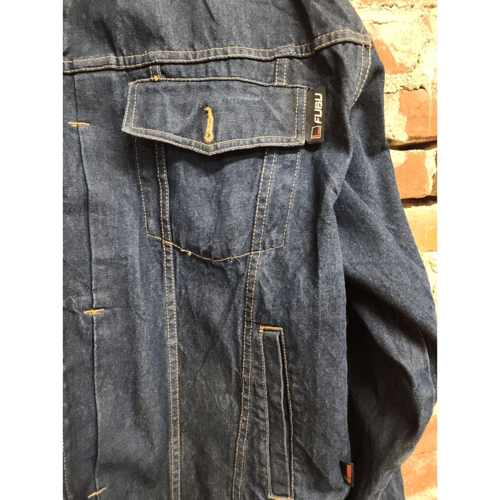 Fubu VINTAGE FUBU Jeans Mens 48x34 Blue Y2K Baggy Streetwear Skater Raver Grunge Jacket Style jean Men 48 Blue Size US 32 / EU 48 - 4 Thumbnail