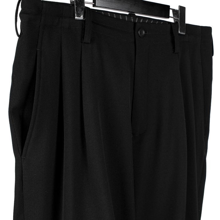 Yohji Yamamoto Yohji Yamamoto Pour Homme - Wool 2 Tuck Tab Suspender Pants Size US 30 / EU 46 - 5 Thumbnail