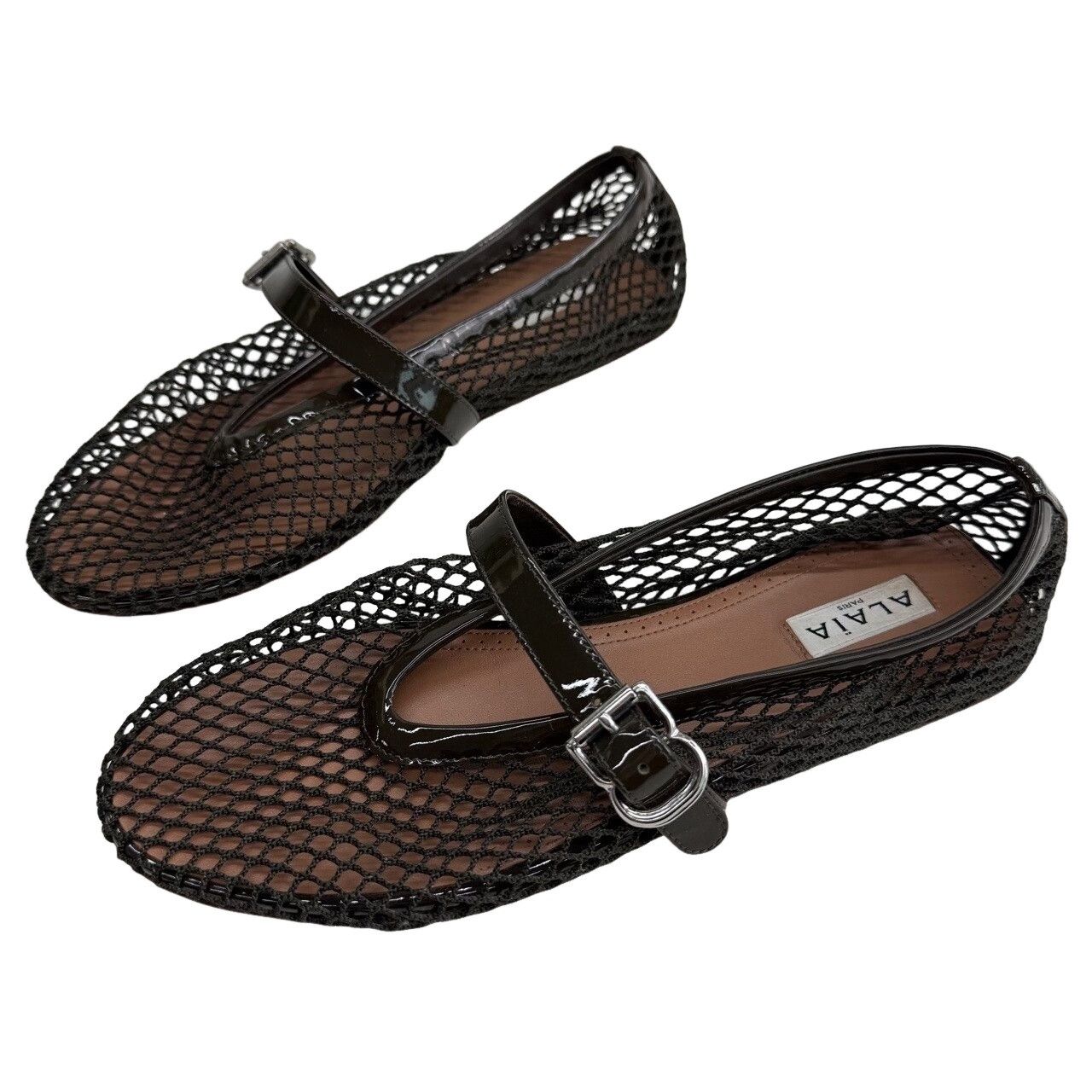 Alaia Alaïa Fishnet Ballet Flats Size 38 Size US 8 / IT 38 - 1 Thumbnail
